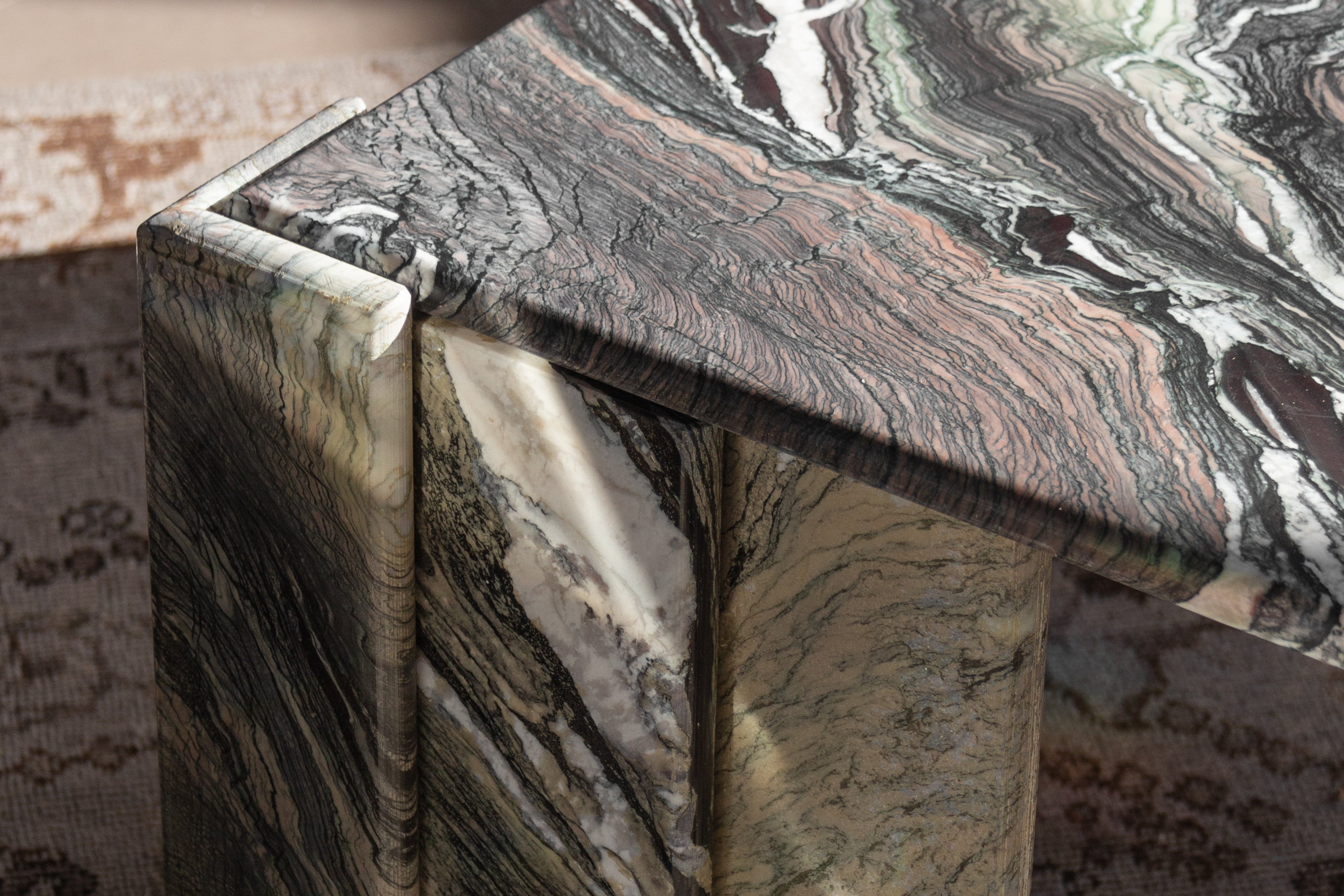 Restoring a Cipollino Ondulato Marble Coffee Table