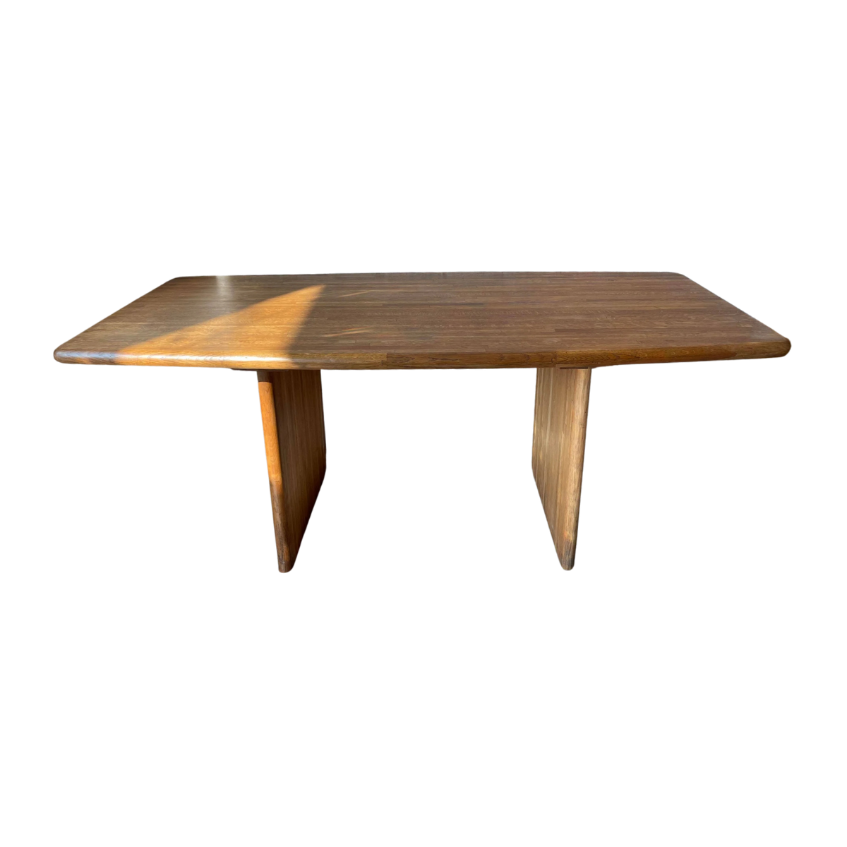 1970s Mid-Century Modern Solid Wood Dining Table or Desk