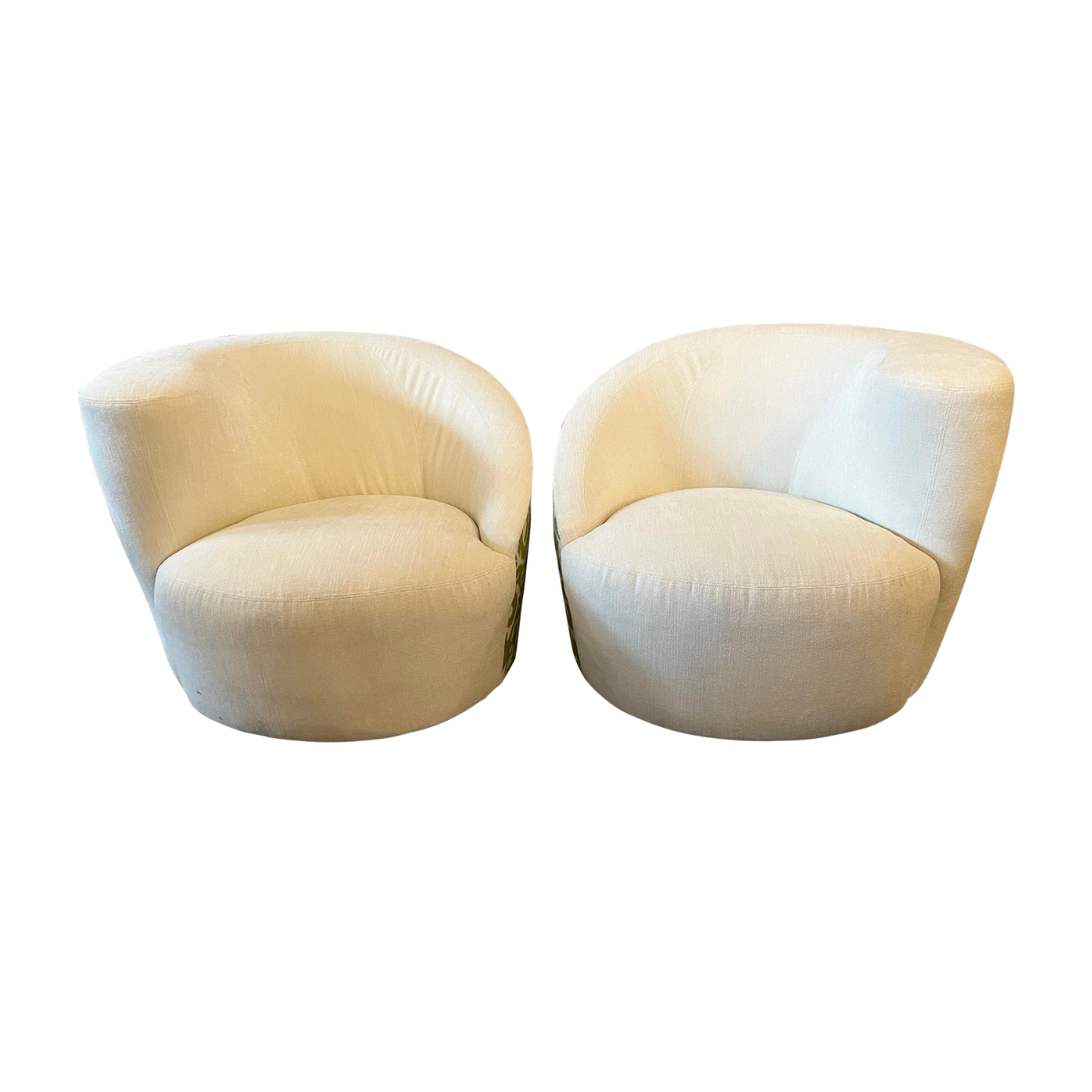 1980s Nautilus Corkscrew Chairs - a Pair