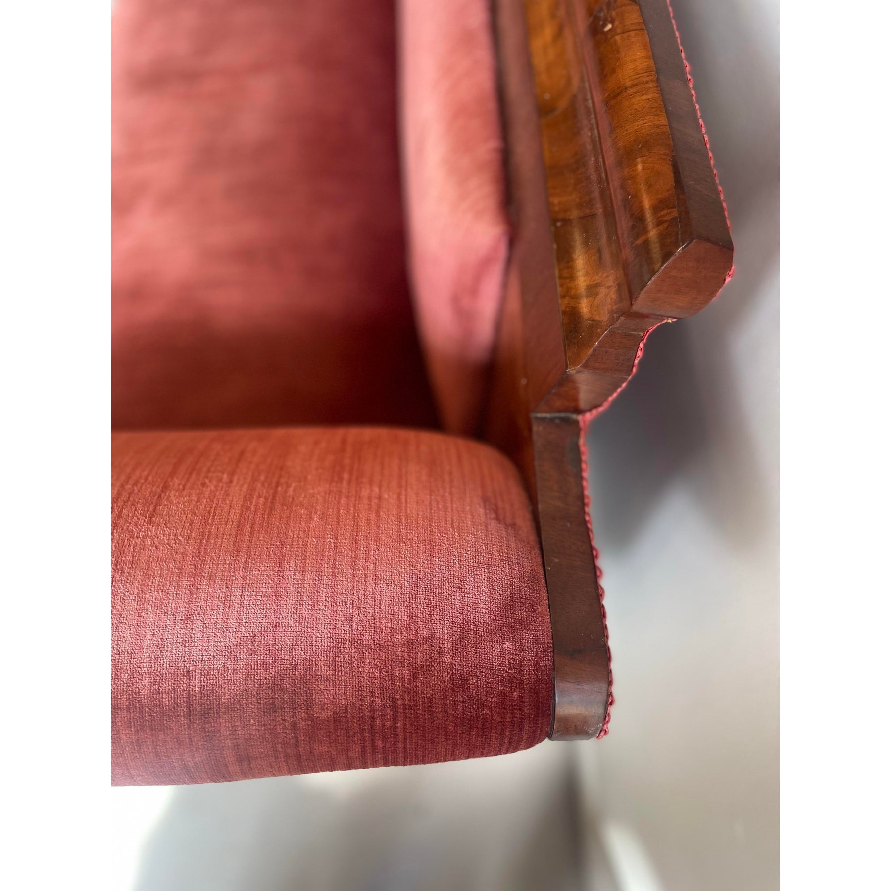 1920s Antique Vintage Georgian Sofa Bench