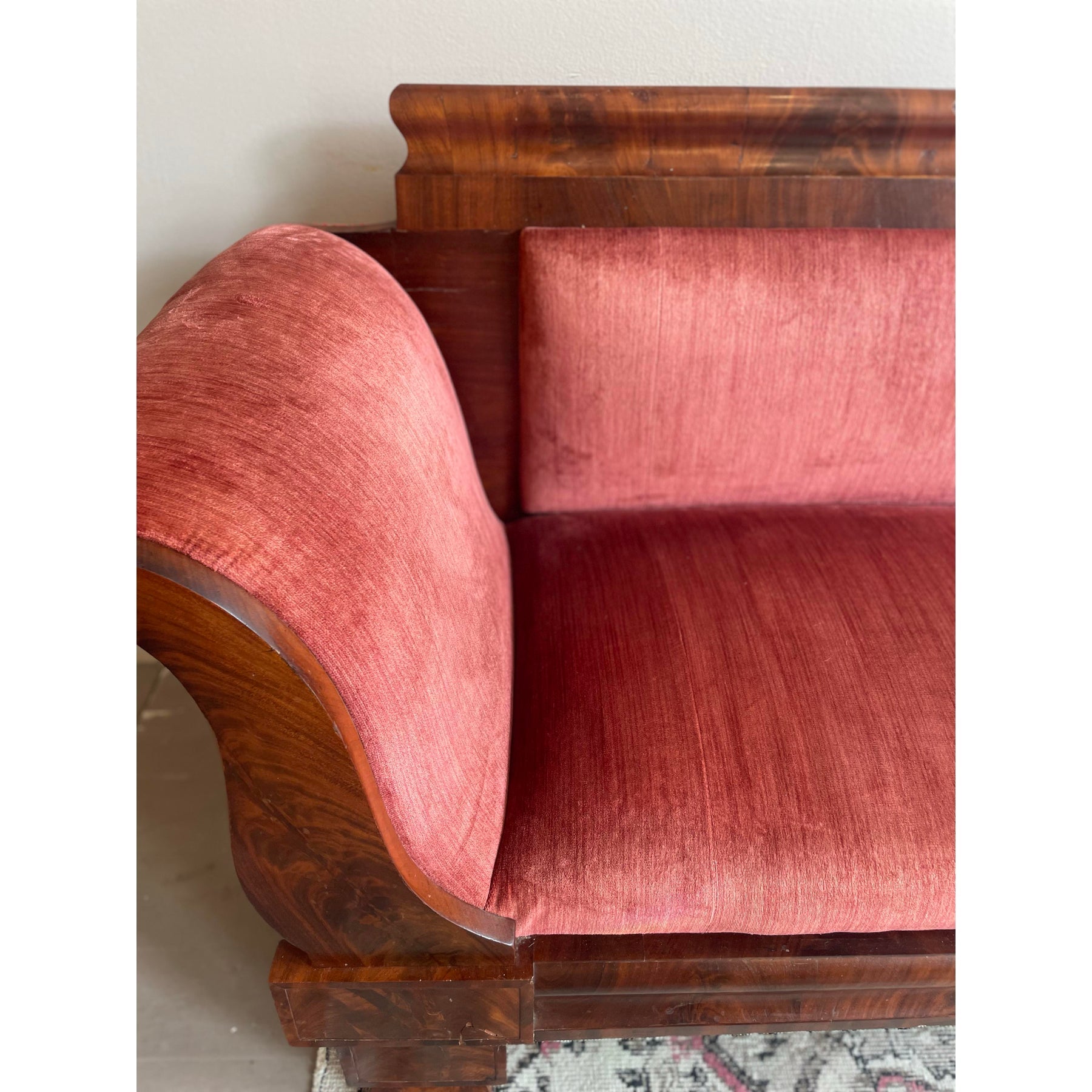 1920s Antique Vintage Georgian Sofa Bench