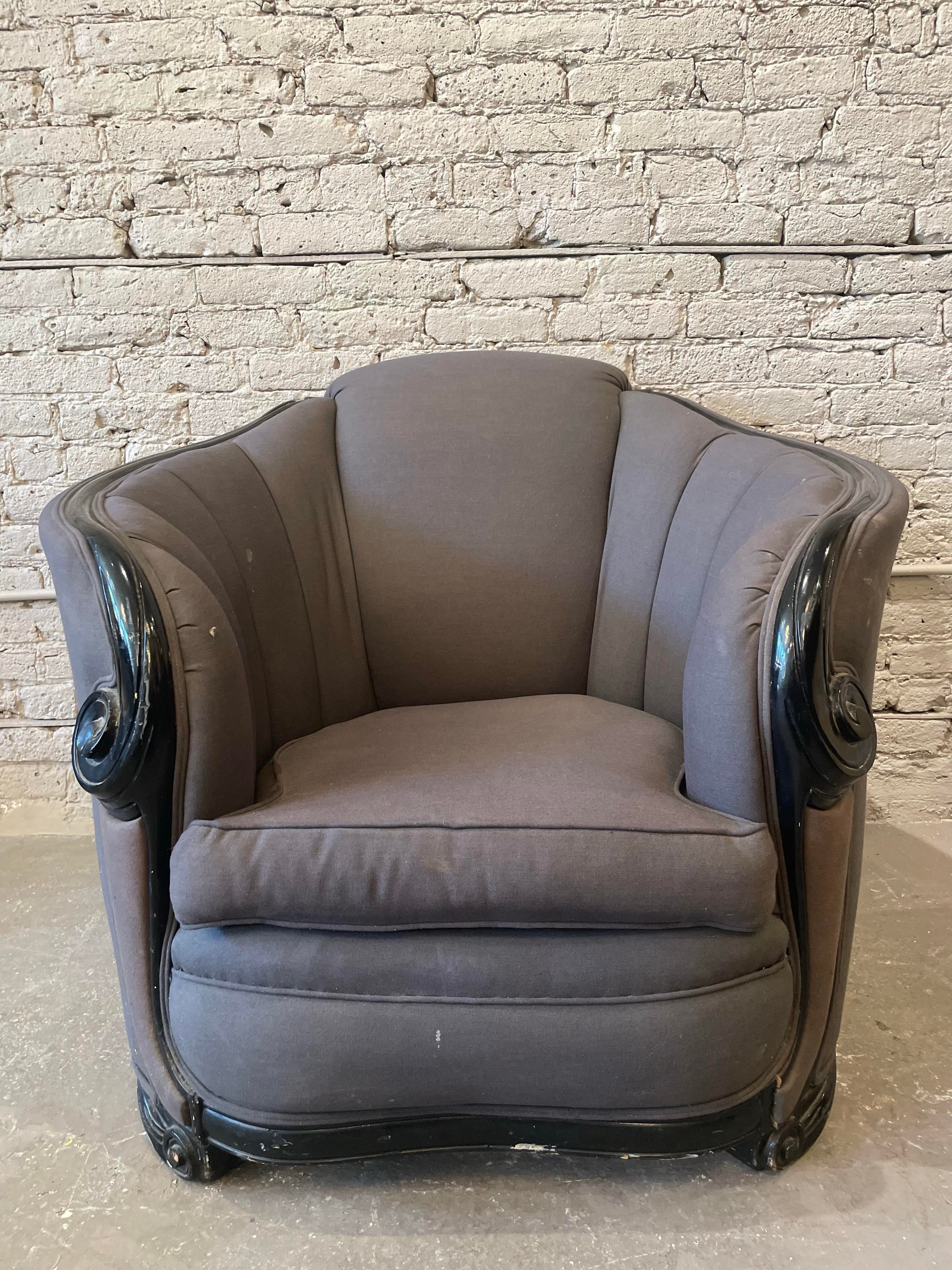 1930s Art Deco Vintage Side Chair