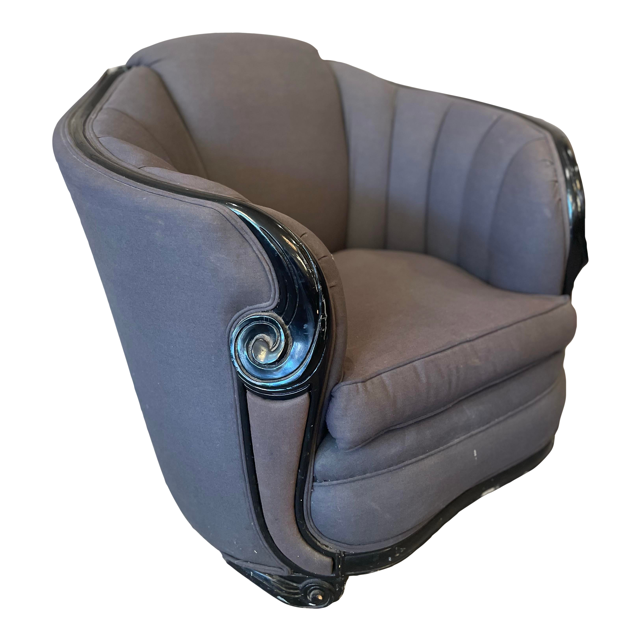 1930s Art Deco Vintage Side Chair