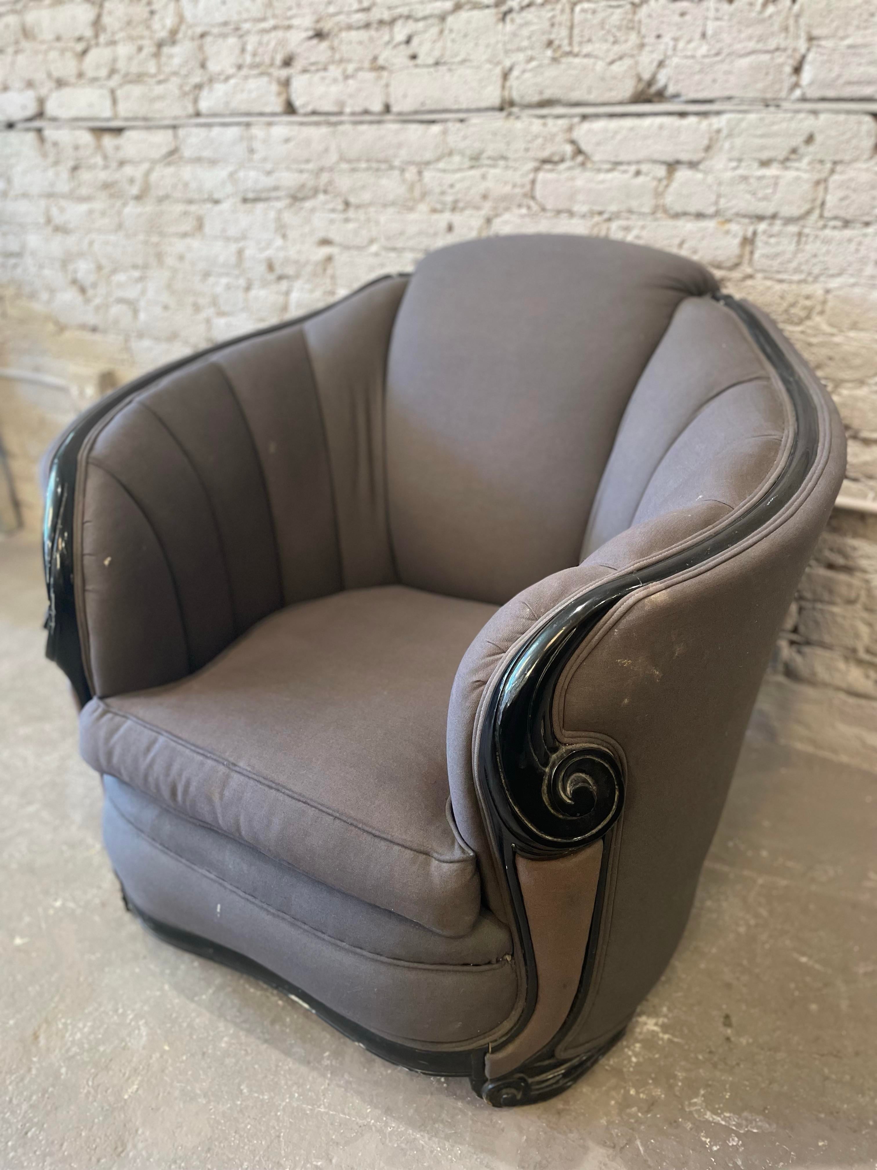 1930s Art Deco Vintage Side Chair