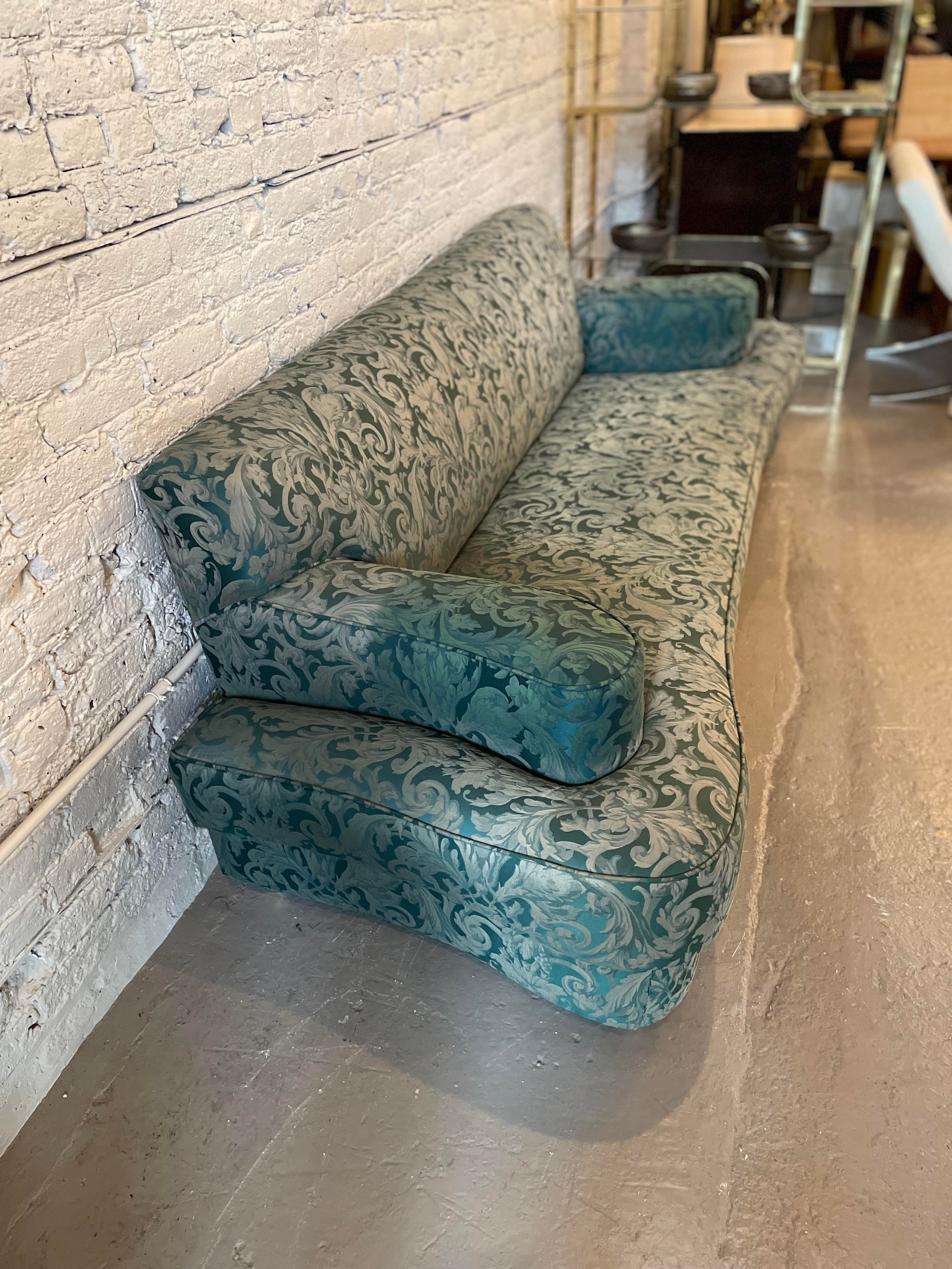 1940s Antique Curved Sofa