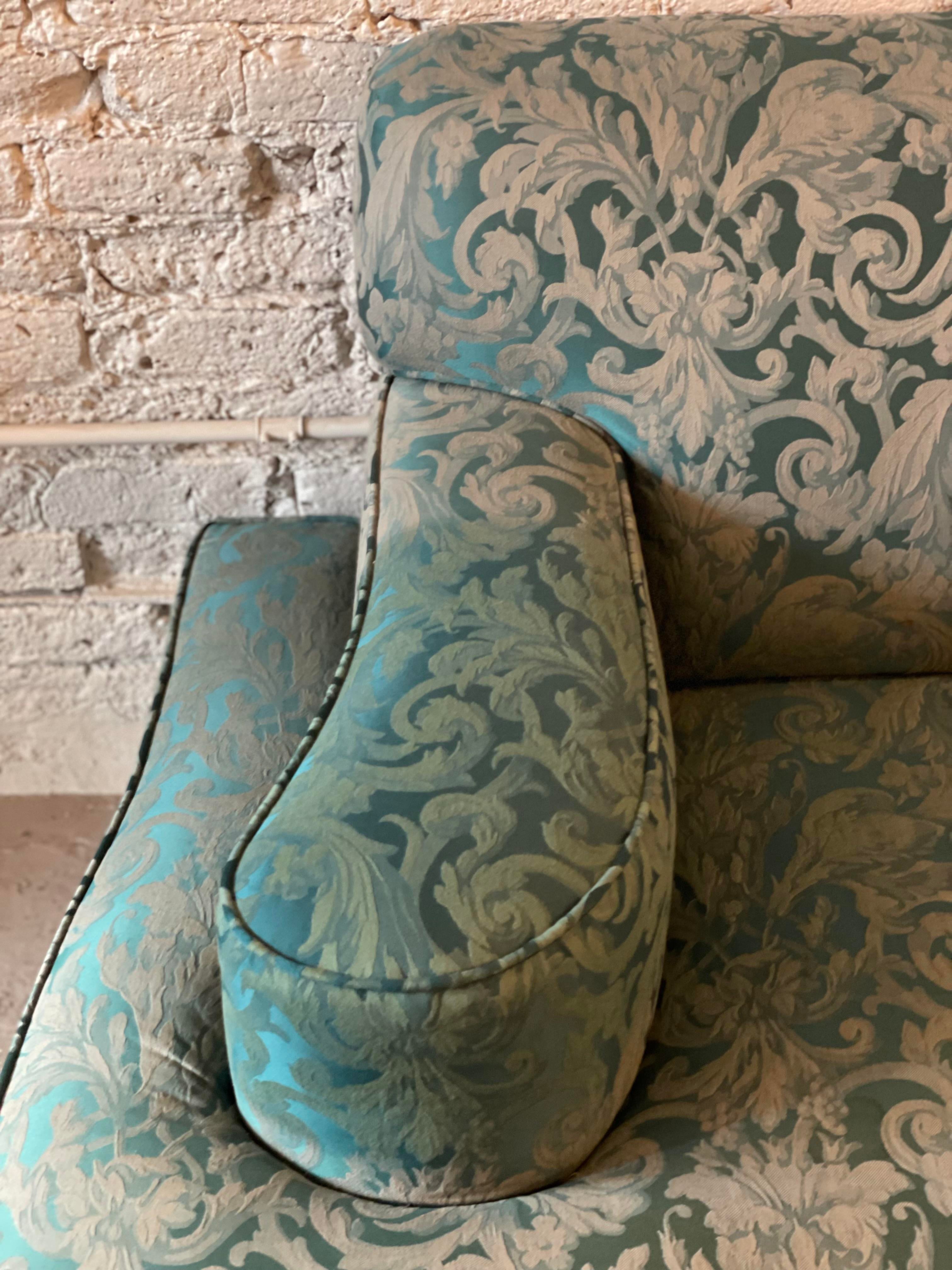 1940s Antique Curved Sofa