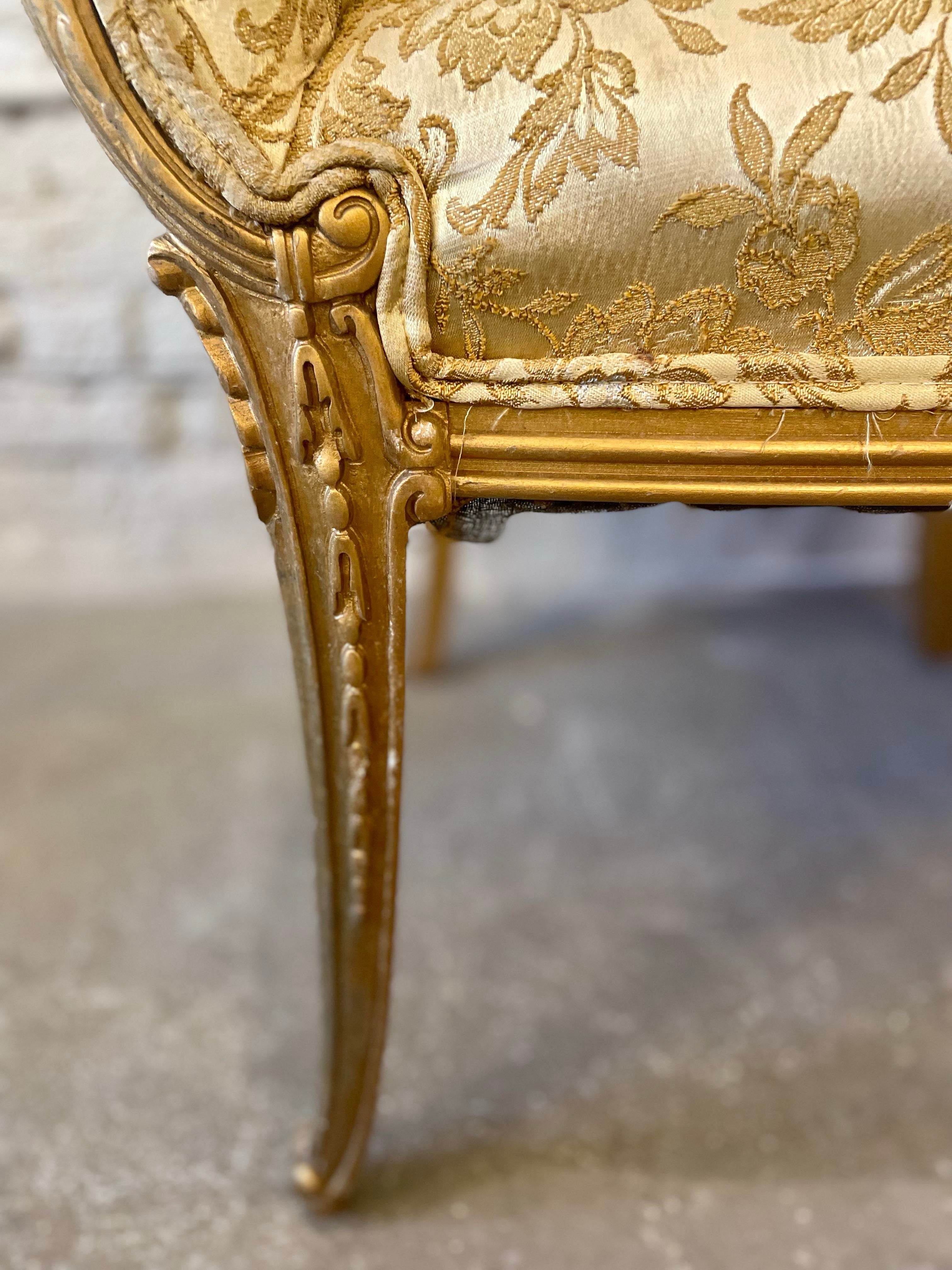 1940s Grosfeld House Leaf Flower Chairs - a Pair