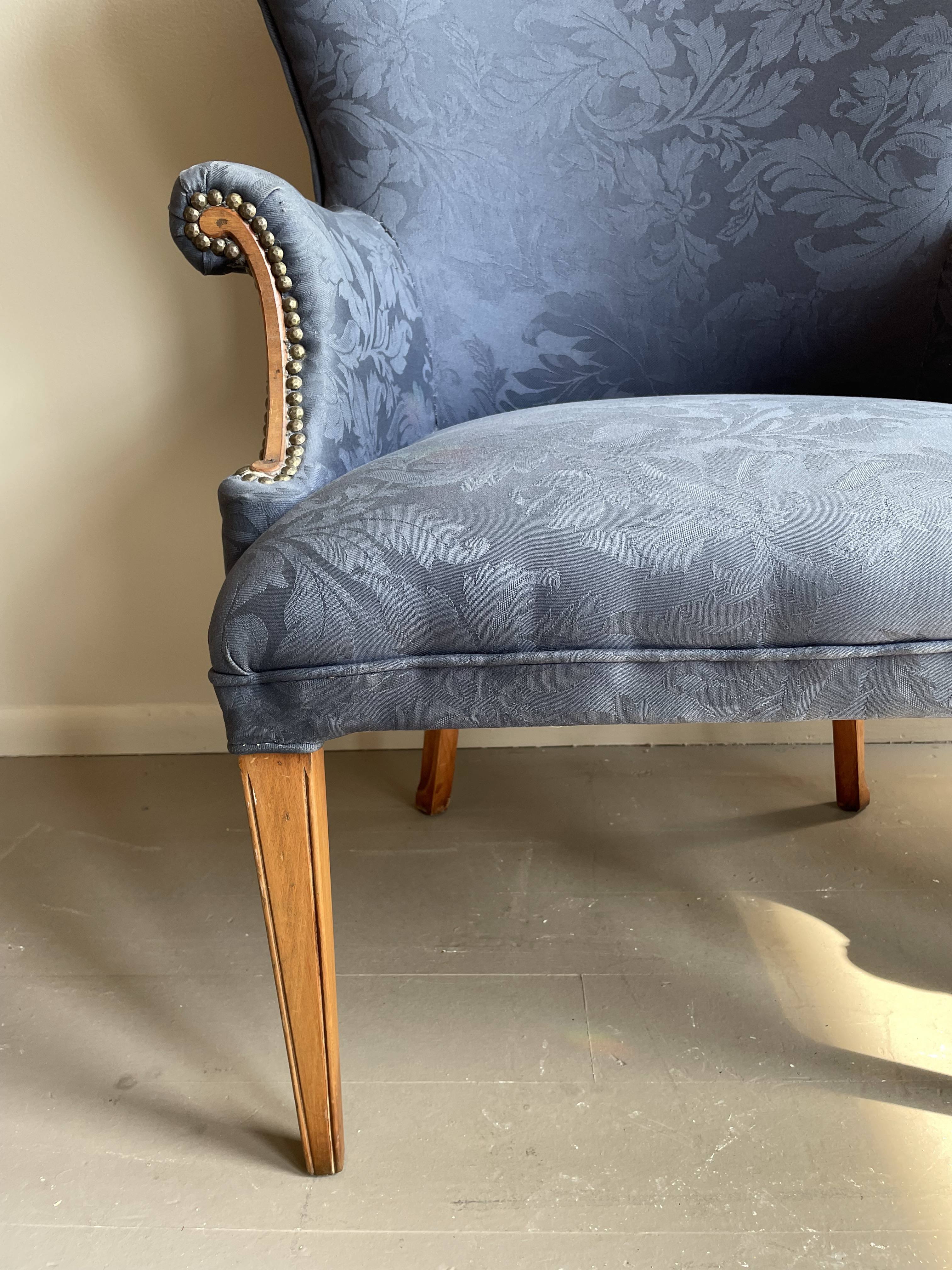 1940s Vintage Wingback Butterfly Chairs - a Pair