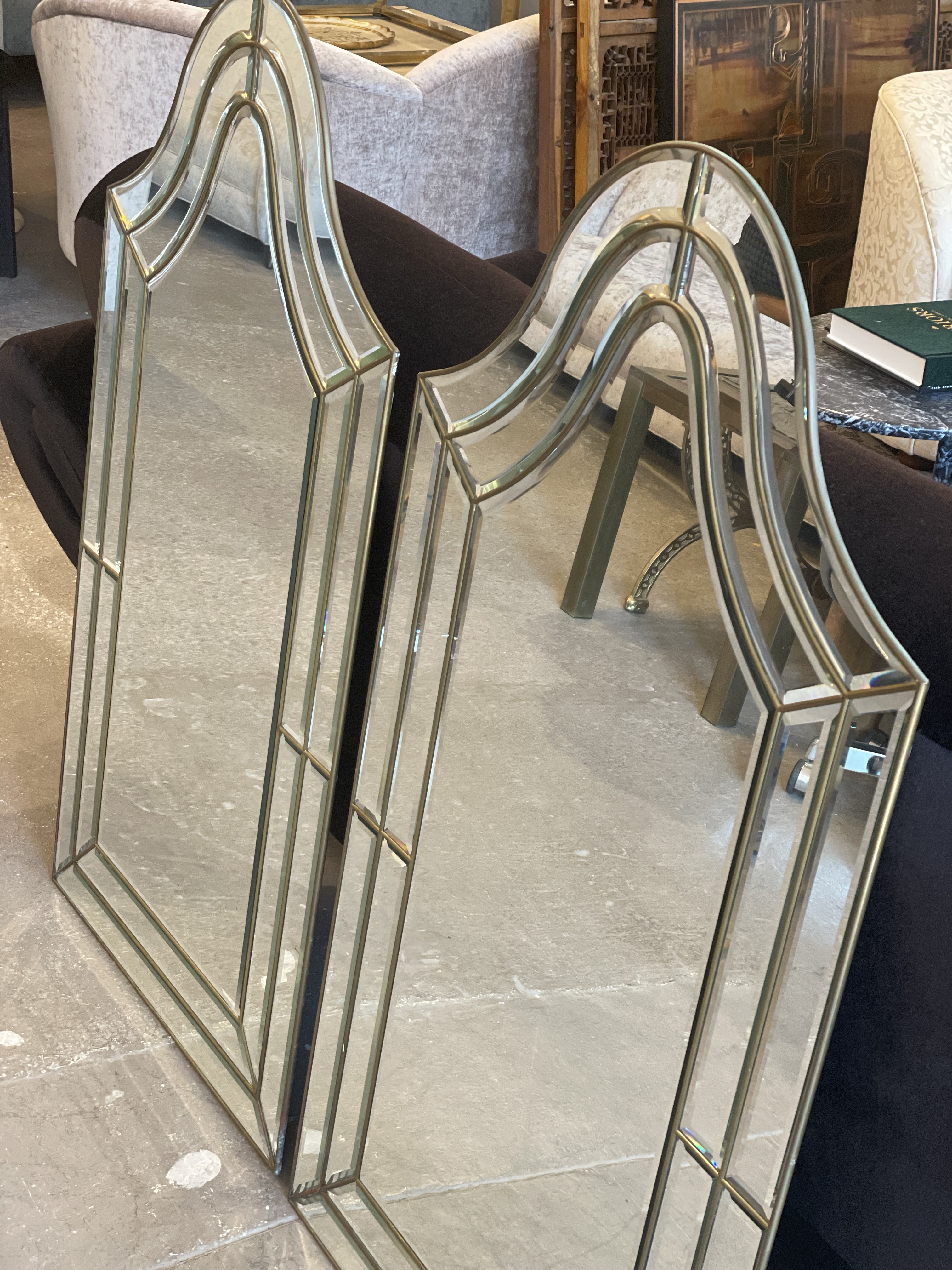 1950’s Art Deco Mirrors - a Pair