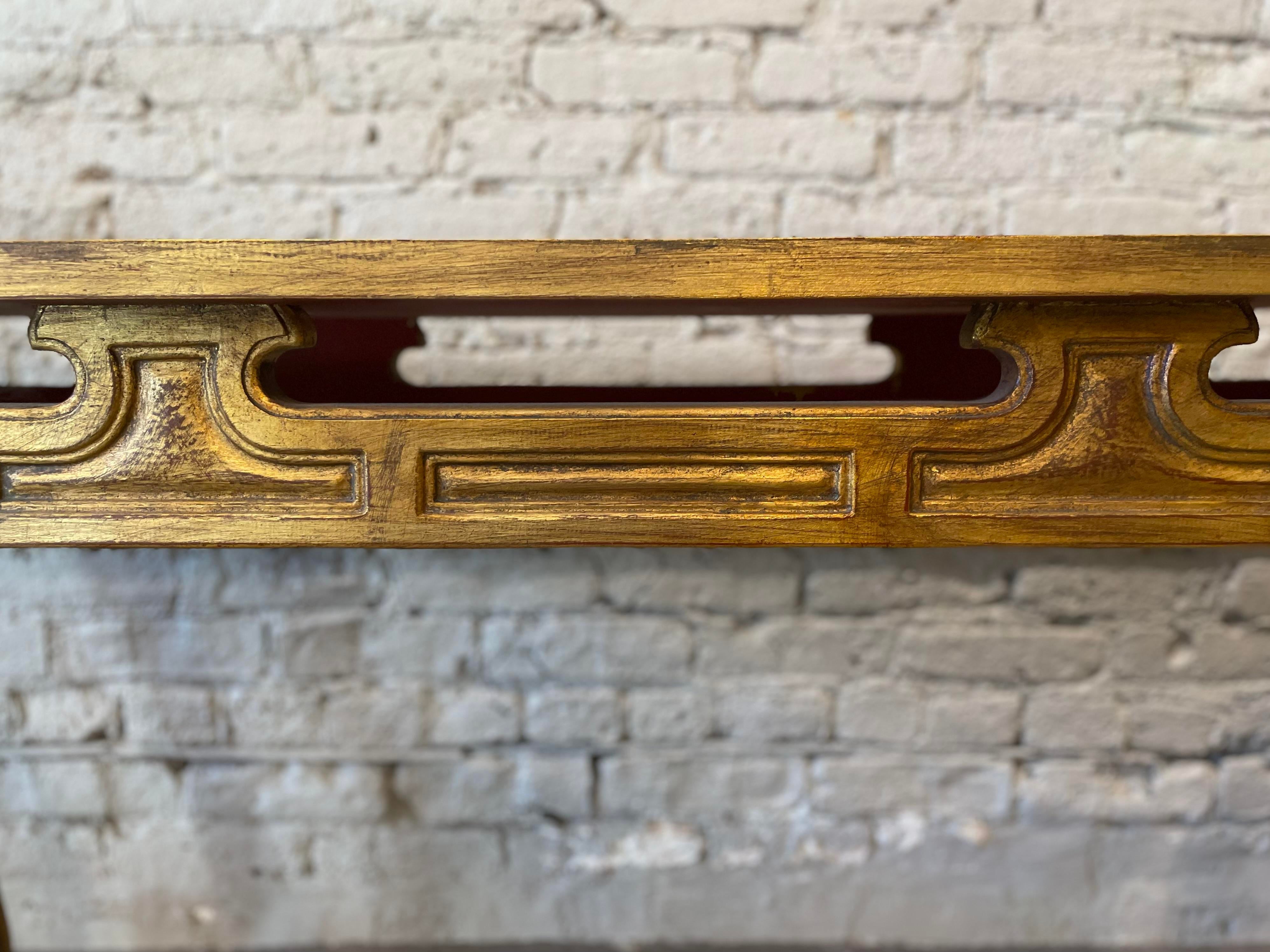 1950s Vintage Mid-Century Asian Altar-Style Console Table