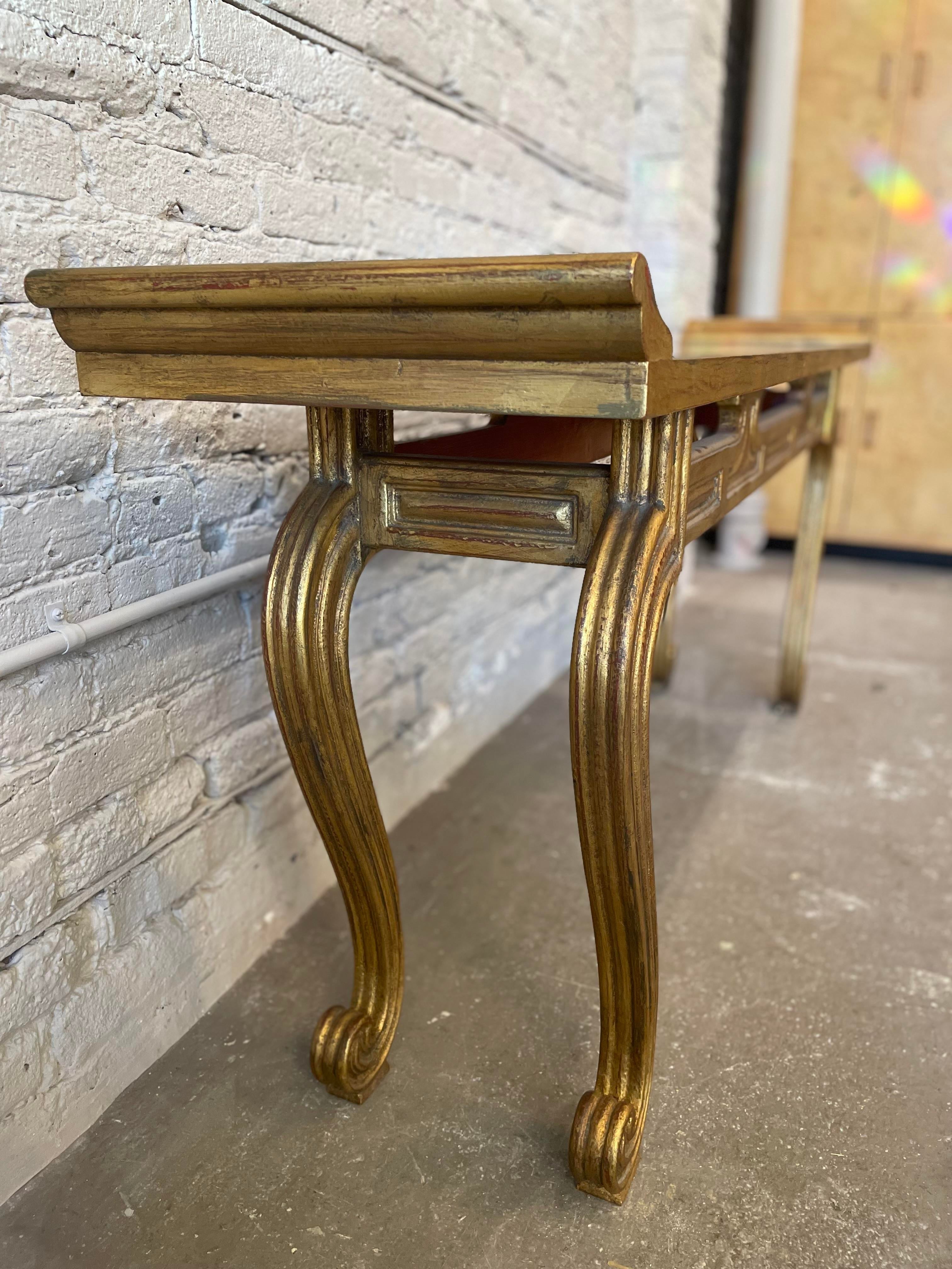 1950s Vintage Mid-Century Asian Altar-Style Console Table