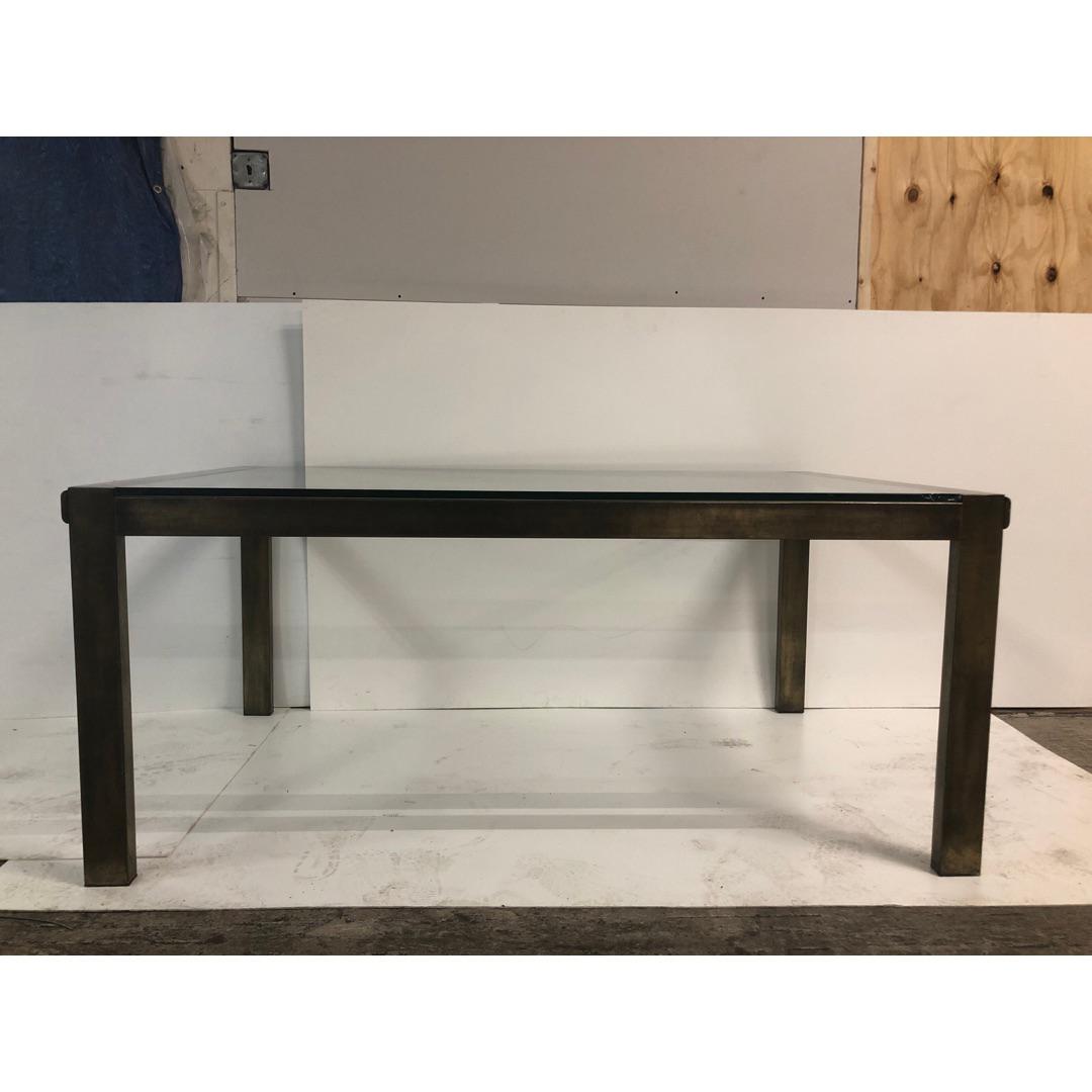 1960s John Stuart Brass Glass Extension Dining Table