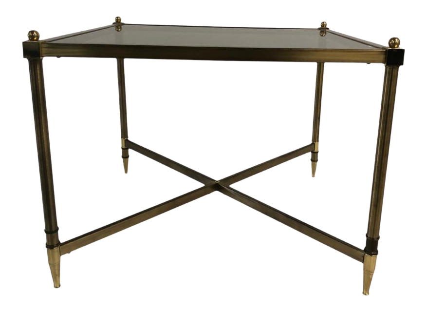 1960s Mid Century Brass Side Table