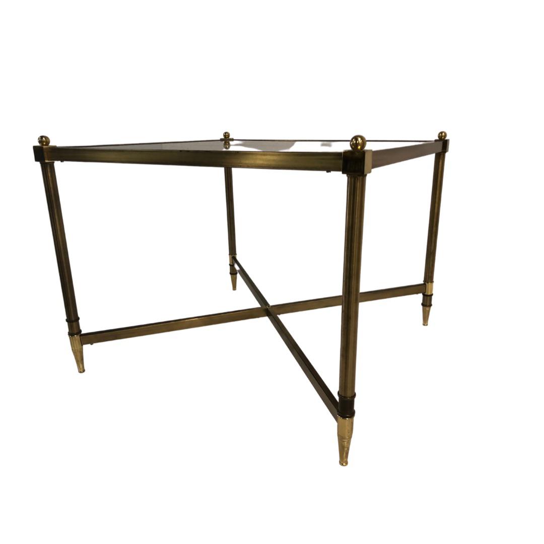 1960s Mid Century Brass Side Table