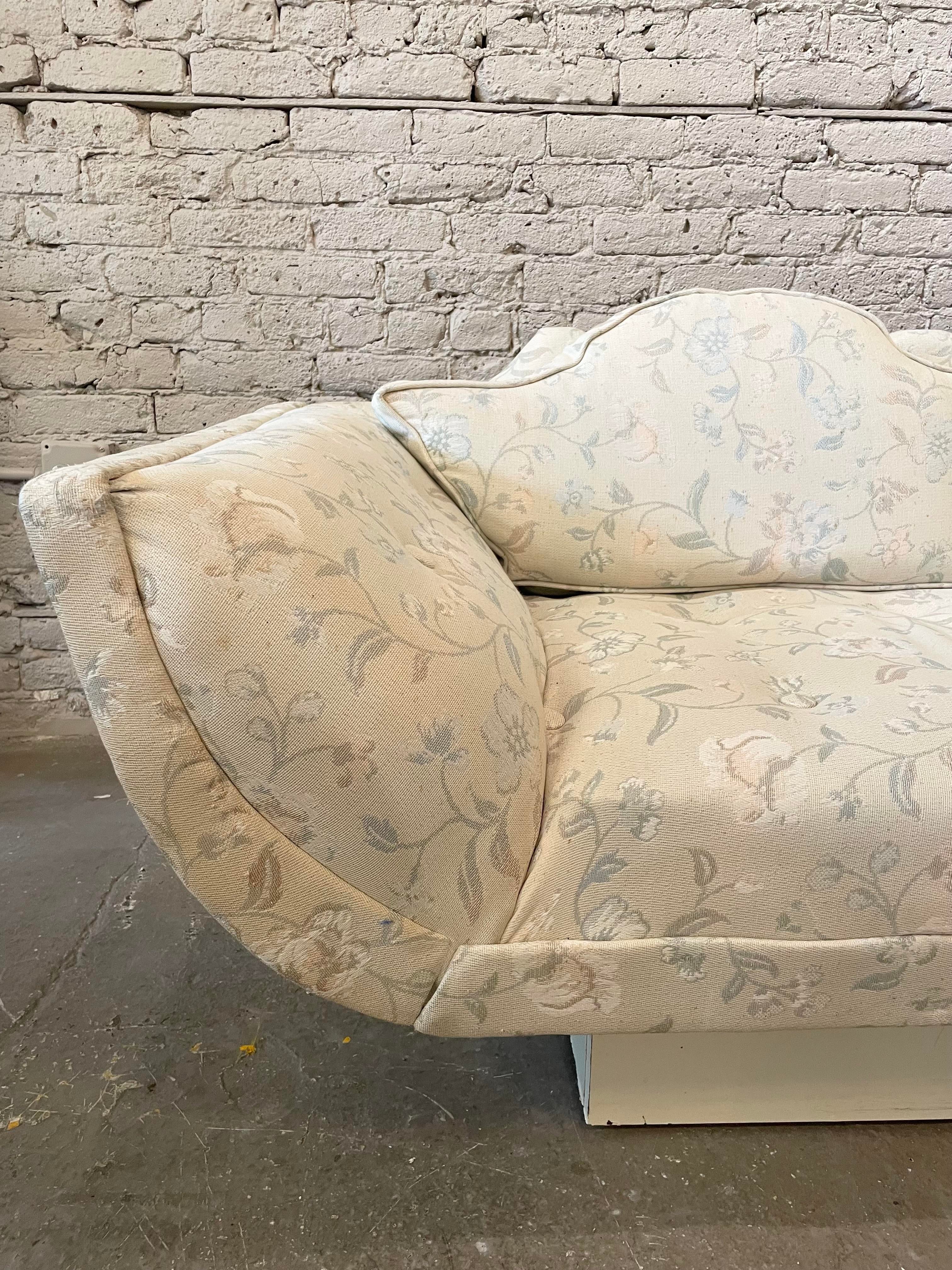 1960s Mid-Century Gondola Sofa In the Style of Adrian Pearsall