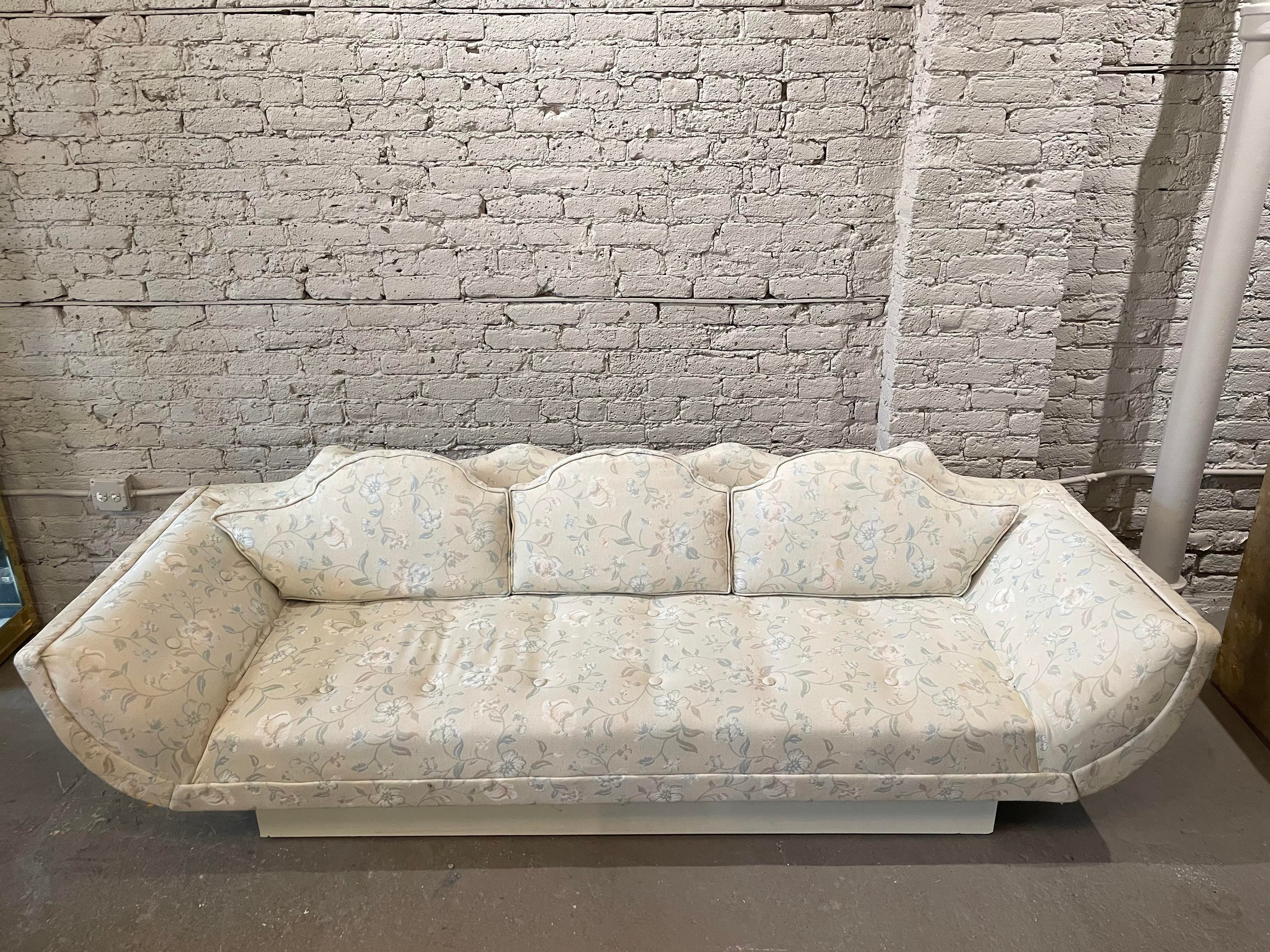 1960s Mid-Century Gondola Sofa In the Style of Adrian Pearsall