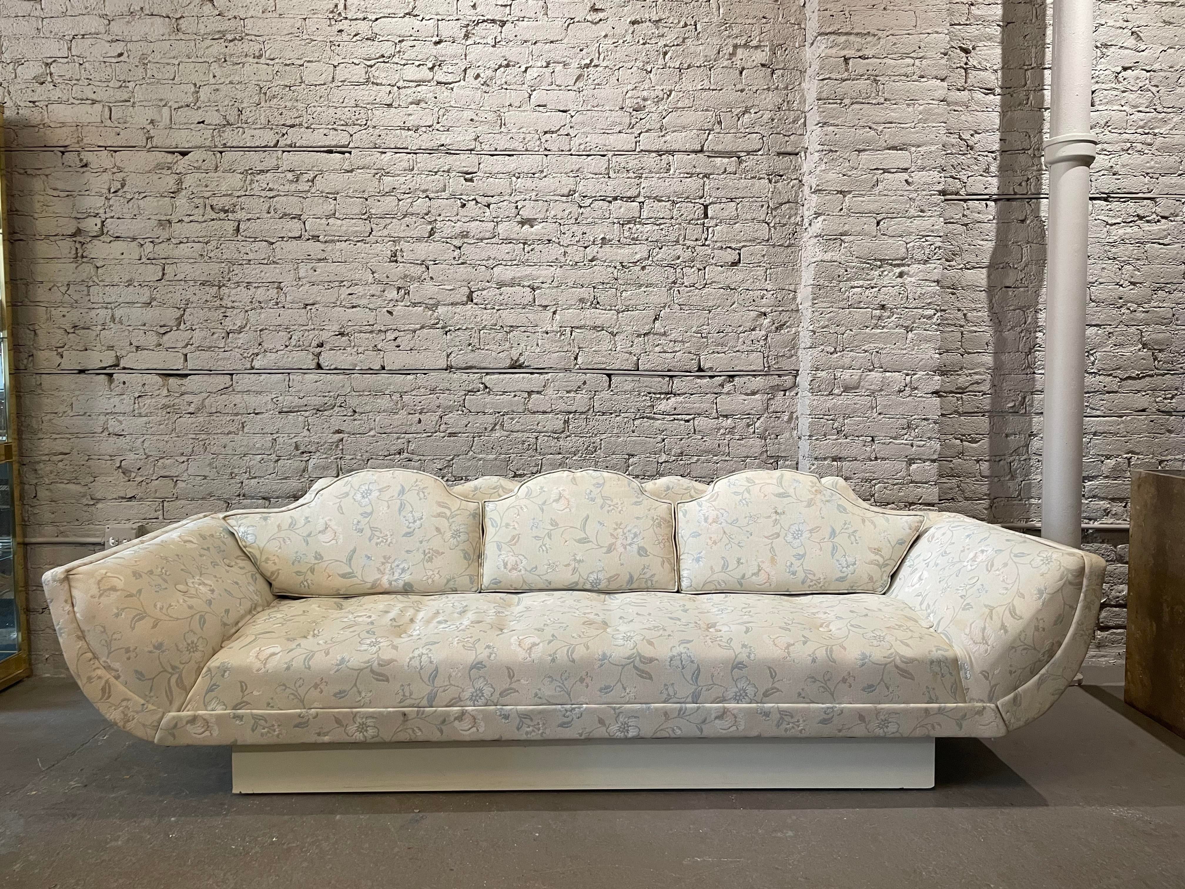 1960s Mid-Century Gondola Sofa In the Style of Adrian Pearsall