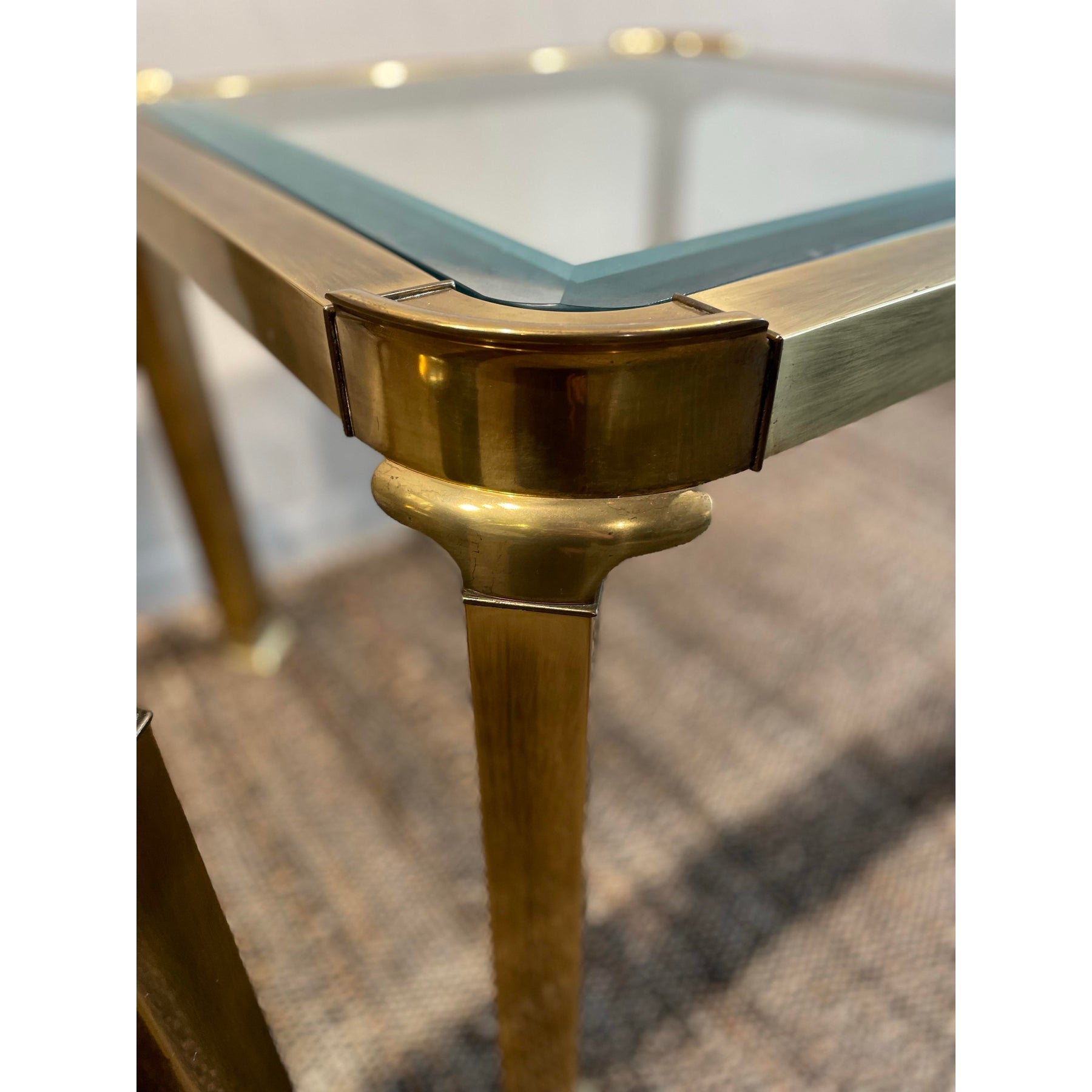 1960s Vintage in the Manner of Mastercraft Hollywood Regency Side Tables - A Pair