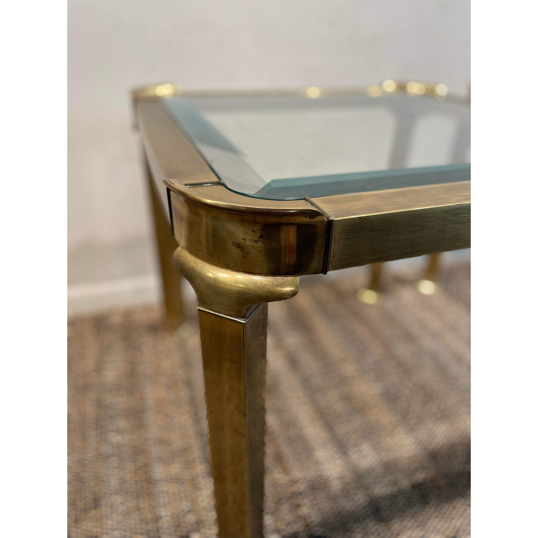 1960s Vintage in the Manner of Mastercraft Hollywood Regency Side Tables - A Pair