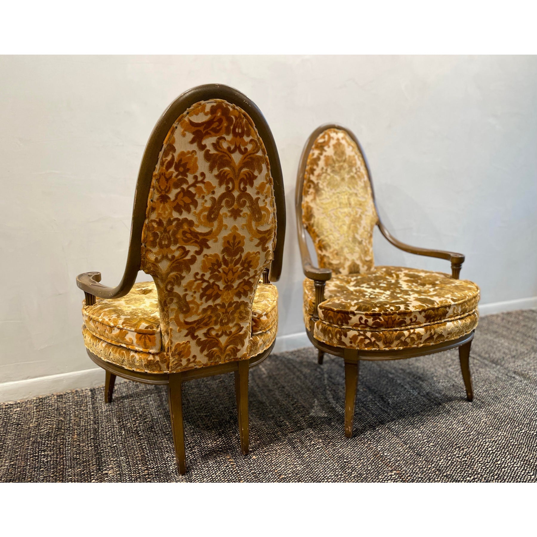 1960s Vintage Side Chairs - A Pair