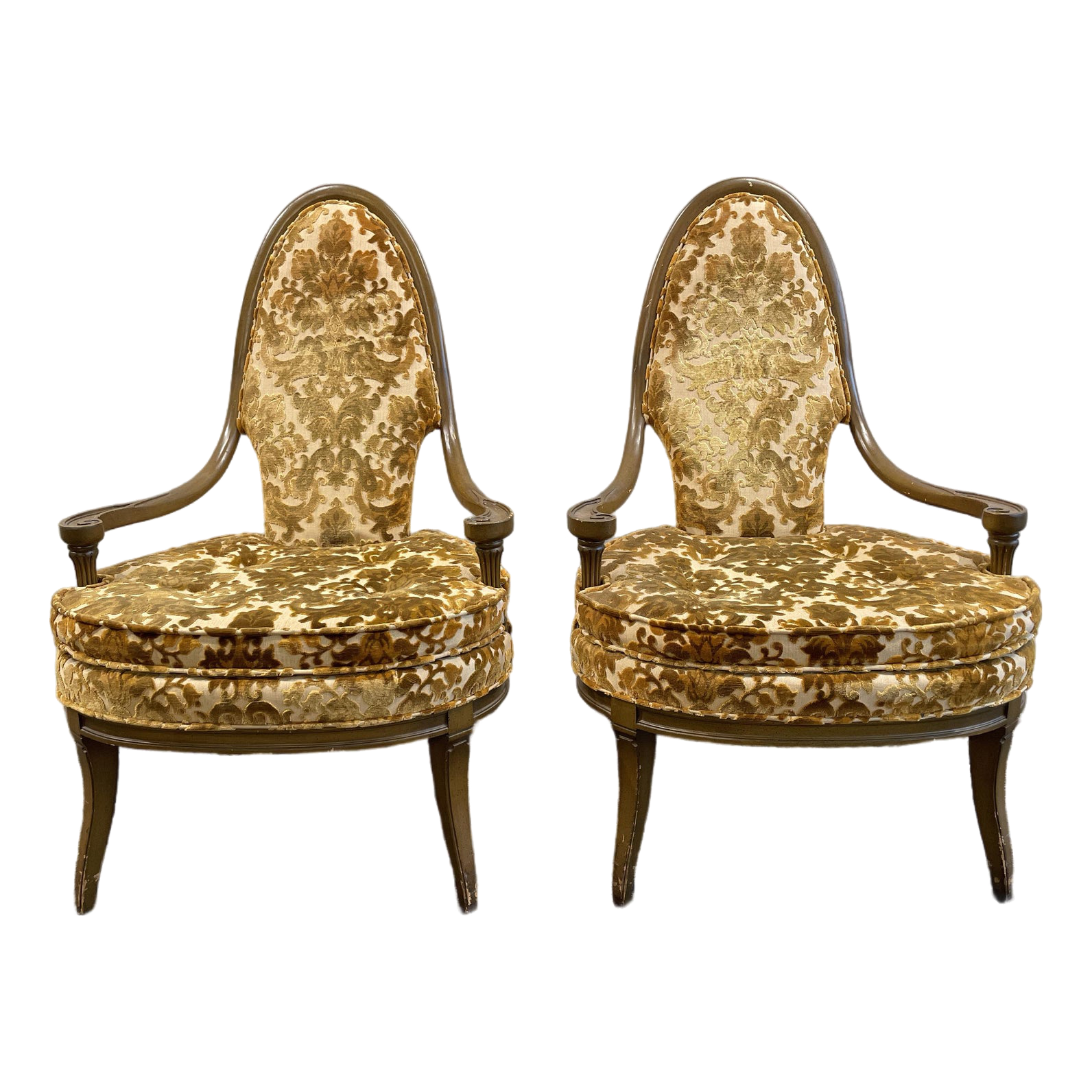 1960s Vintage Side Chairs - A Pair