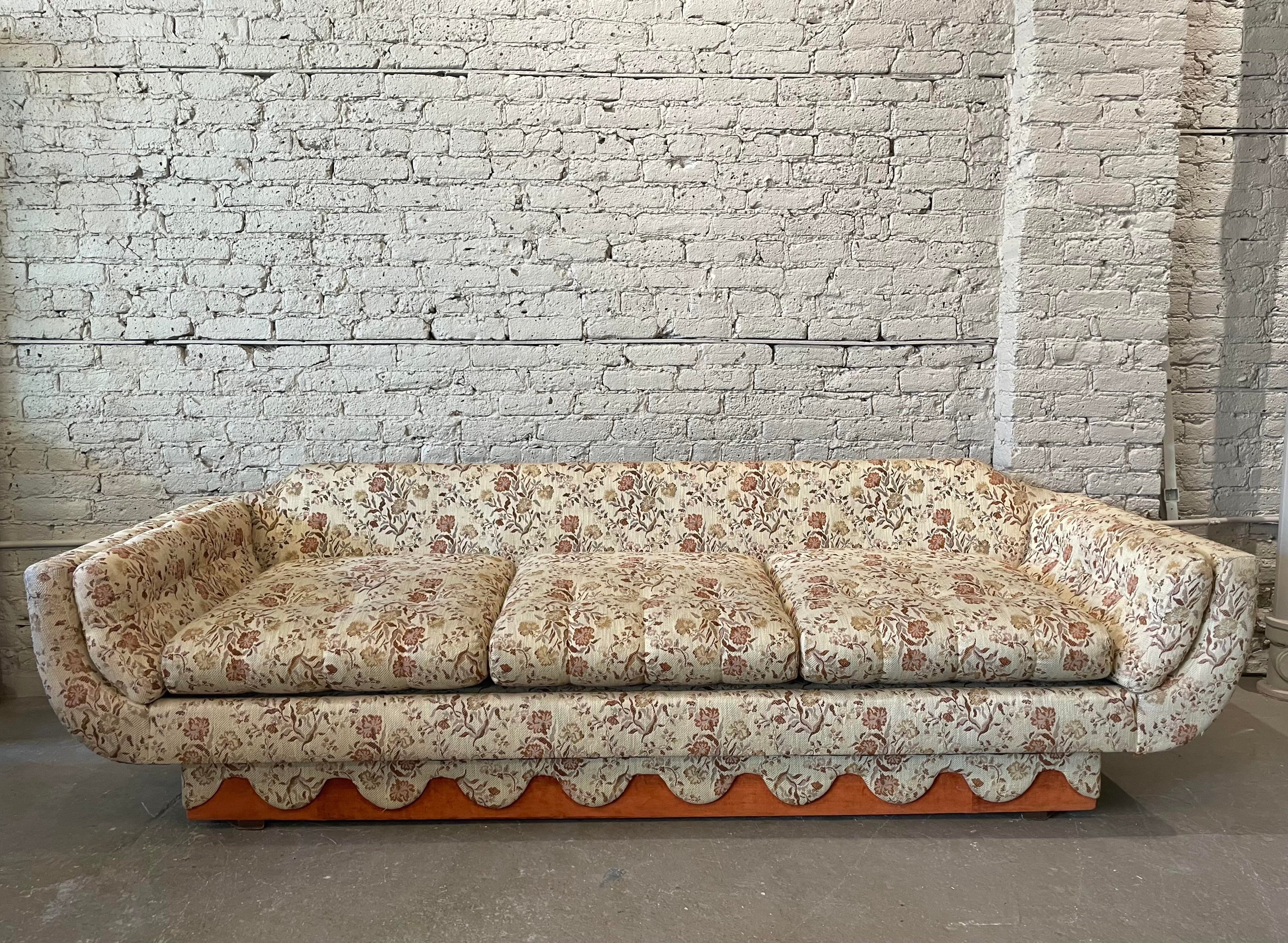 1960s Vintage Sofa in the Manner of Adrian Pearsall