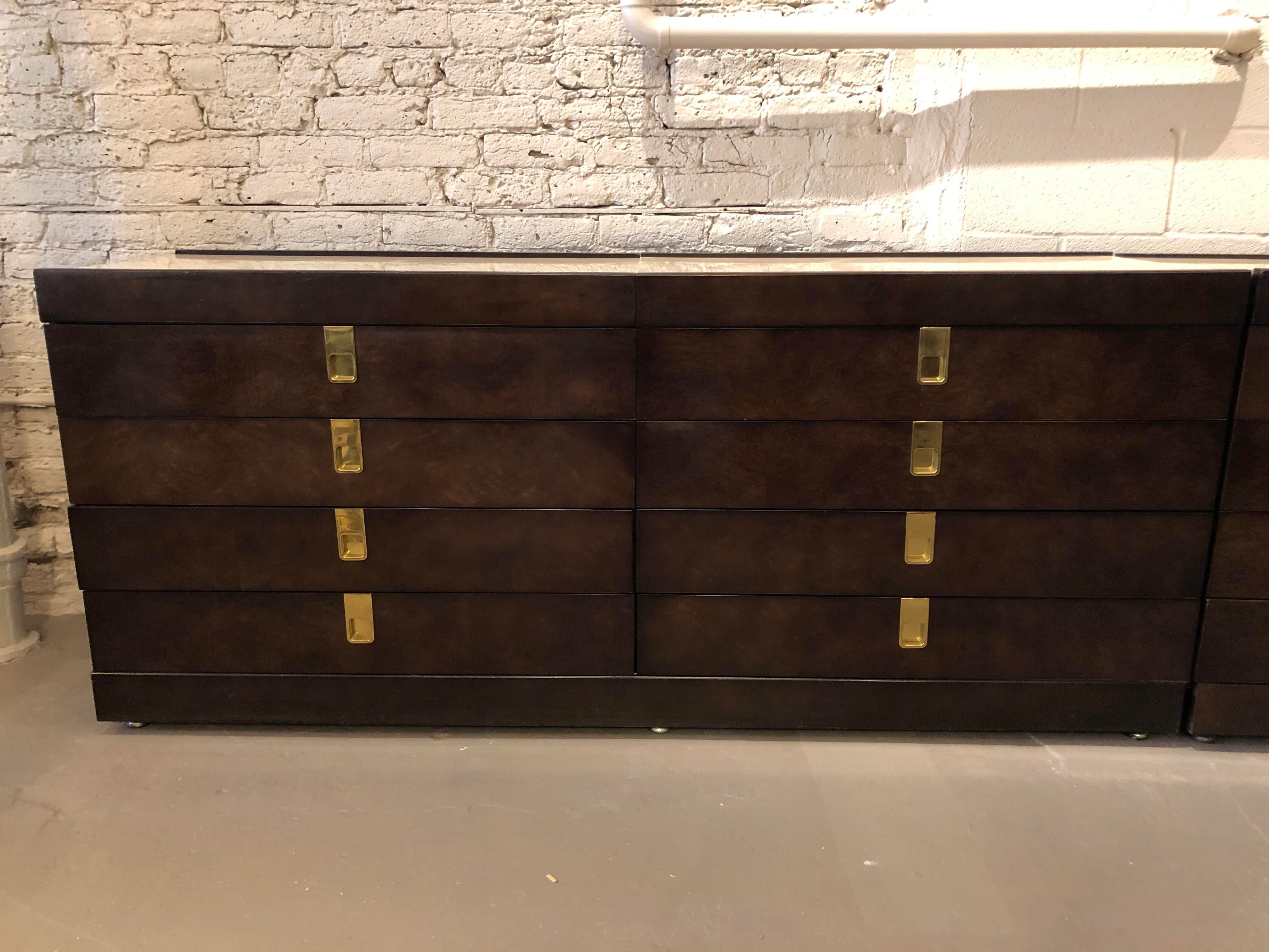 1970s Brian Palmer for Baker Modular Dressers - a Pair