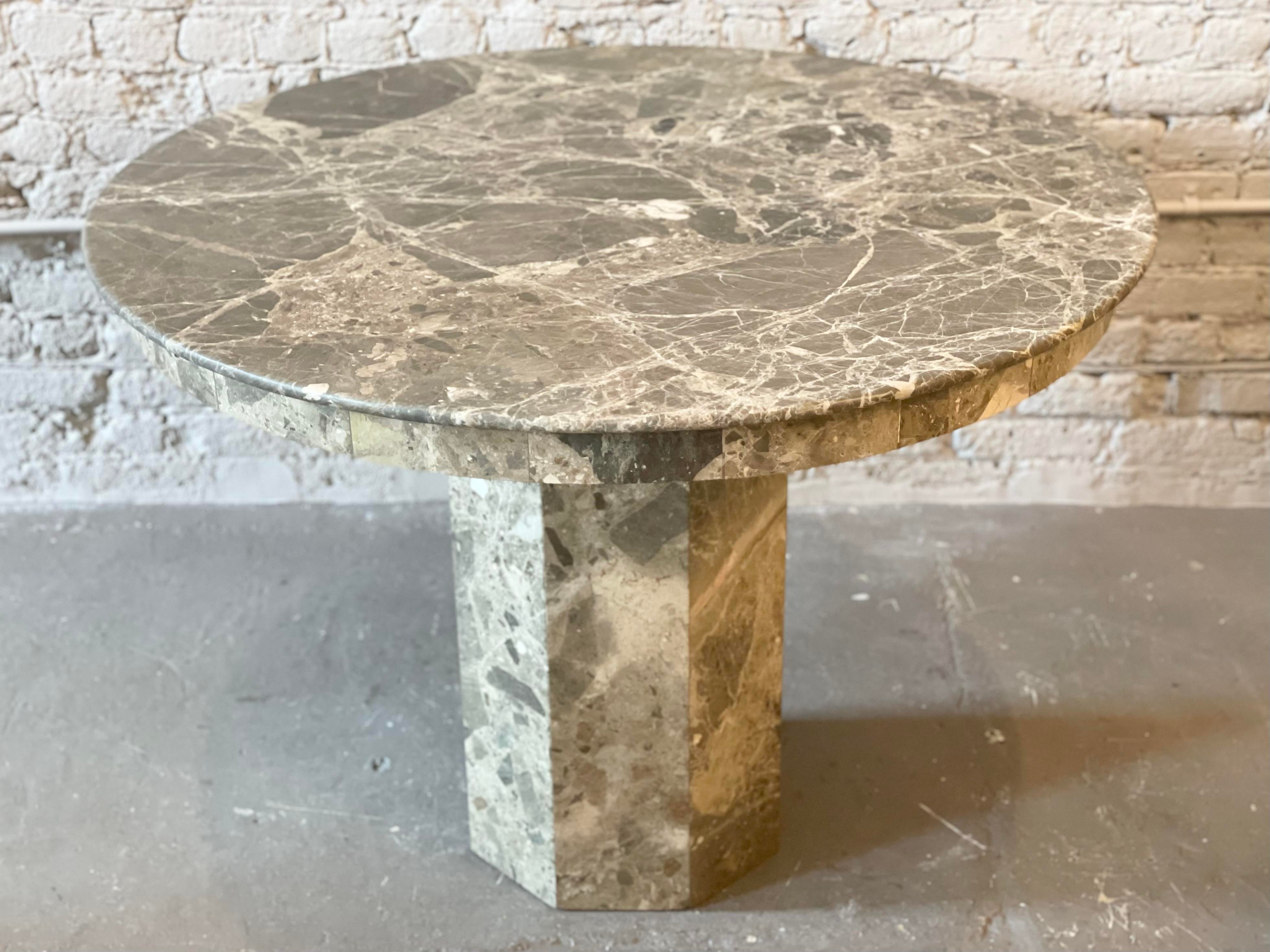 1970s Emperado Marble Dining Table
