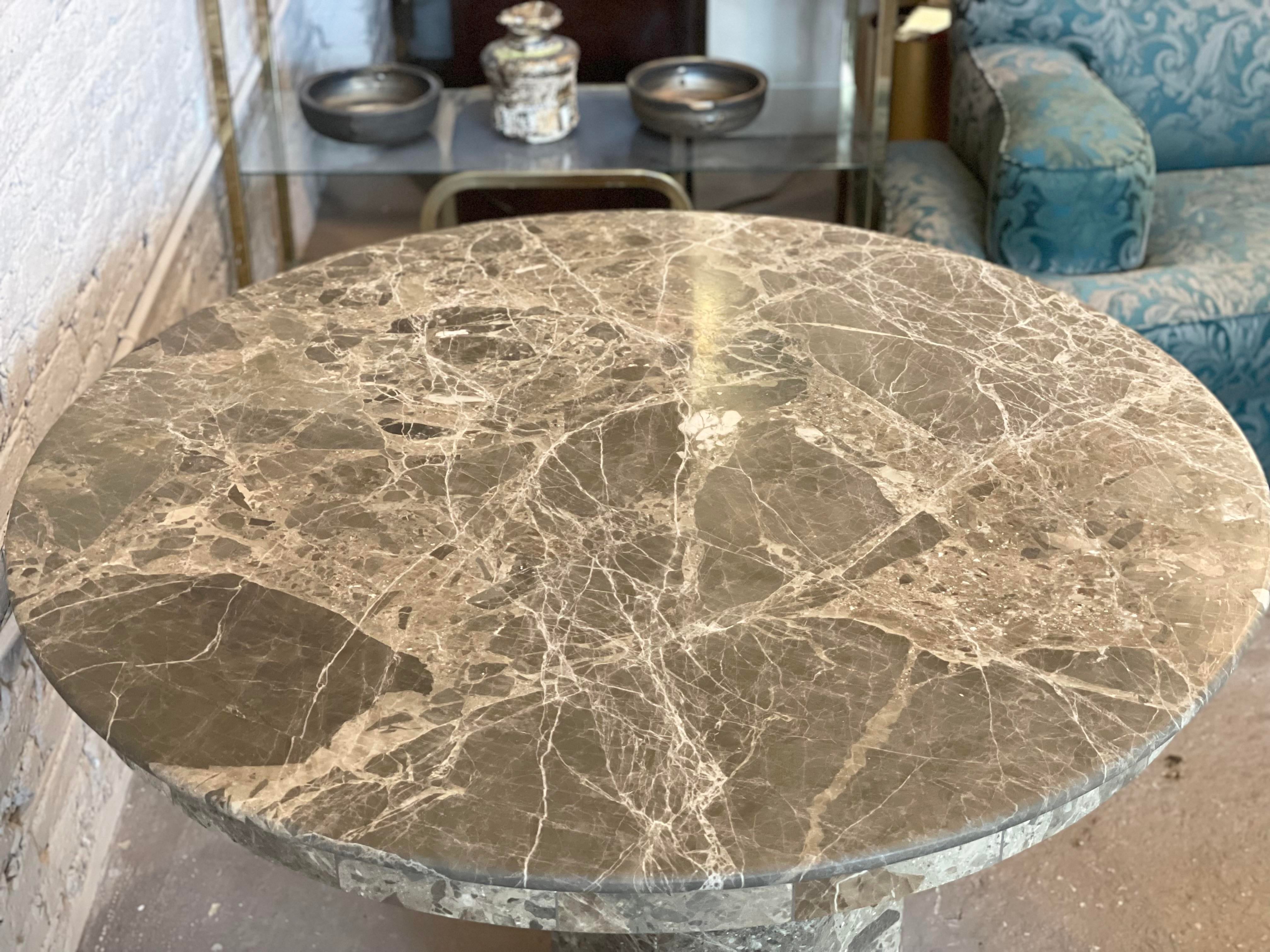 1970s Emperado Marble Dining Table