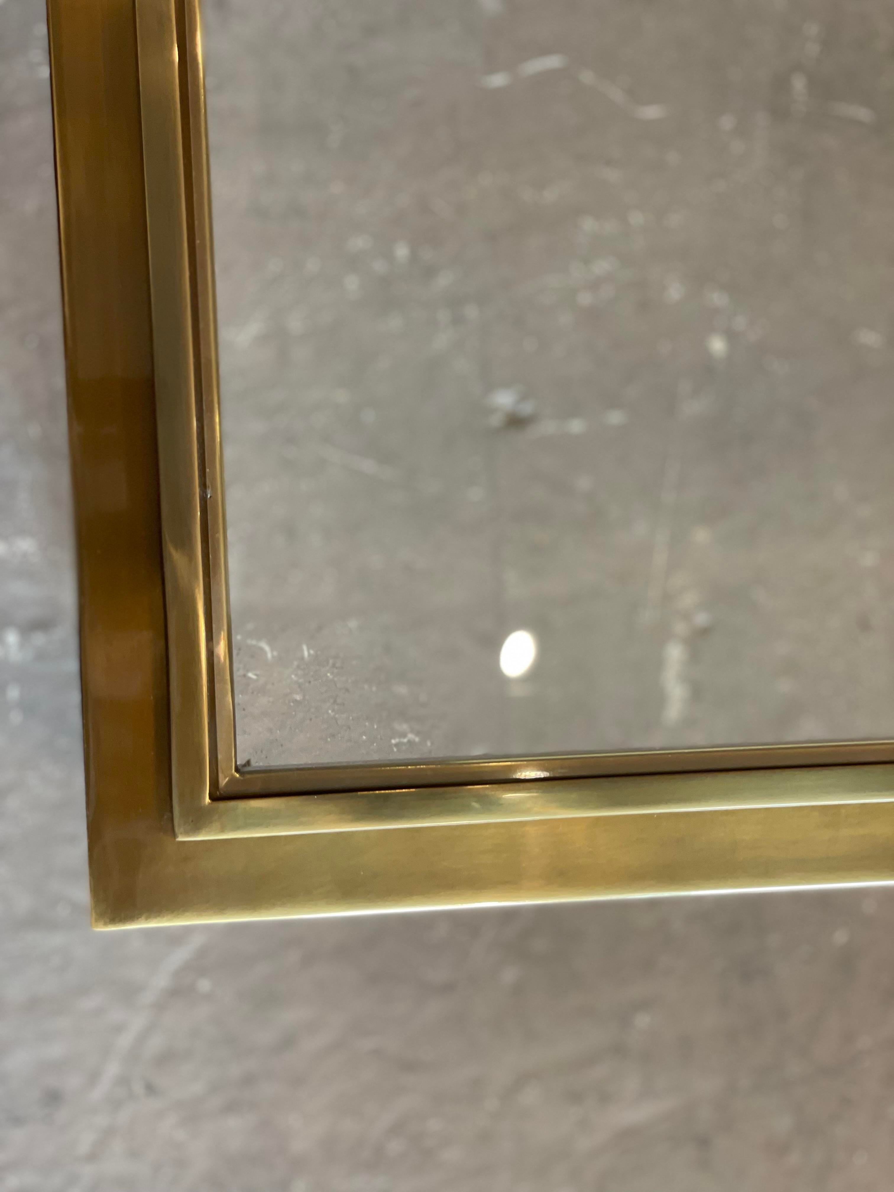 1970s Mastercraft Brass Side Tables - a Pair