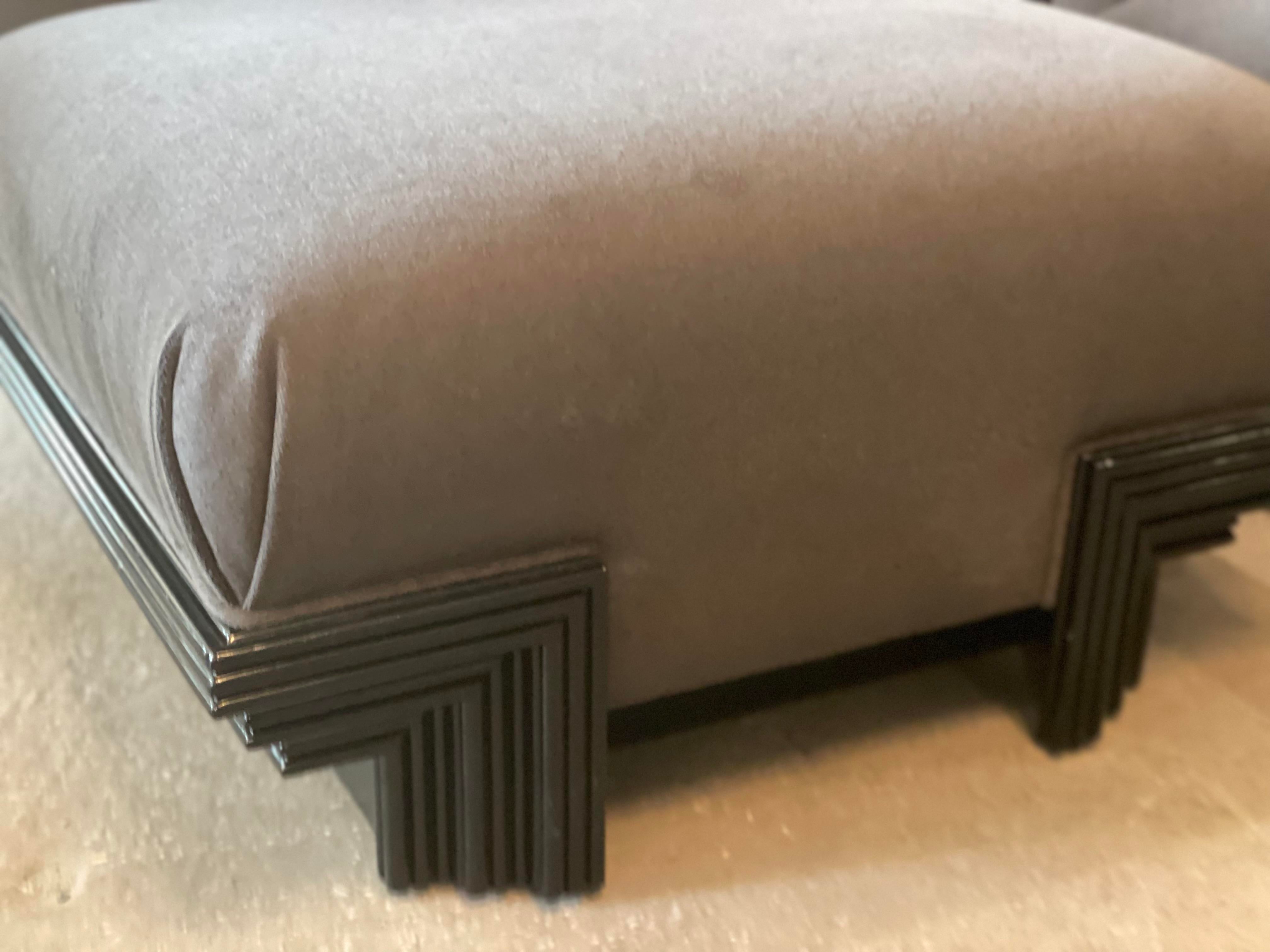 1970s Modern Slipper Chairs by Interior Crafts