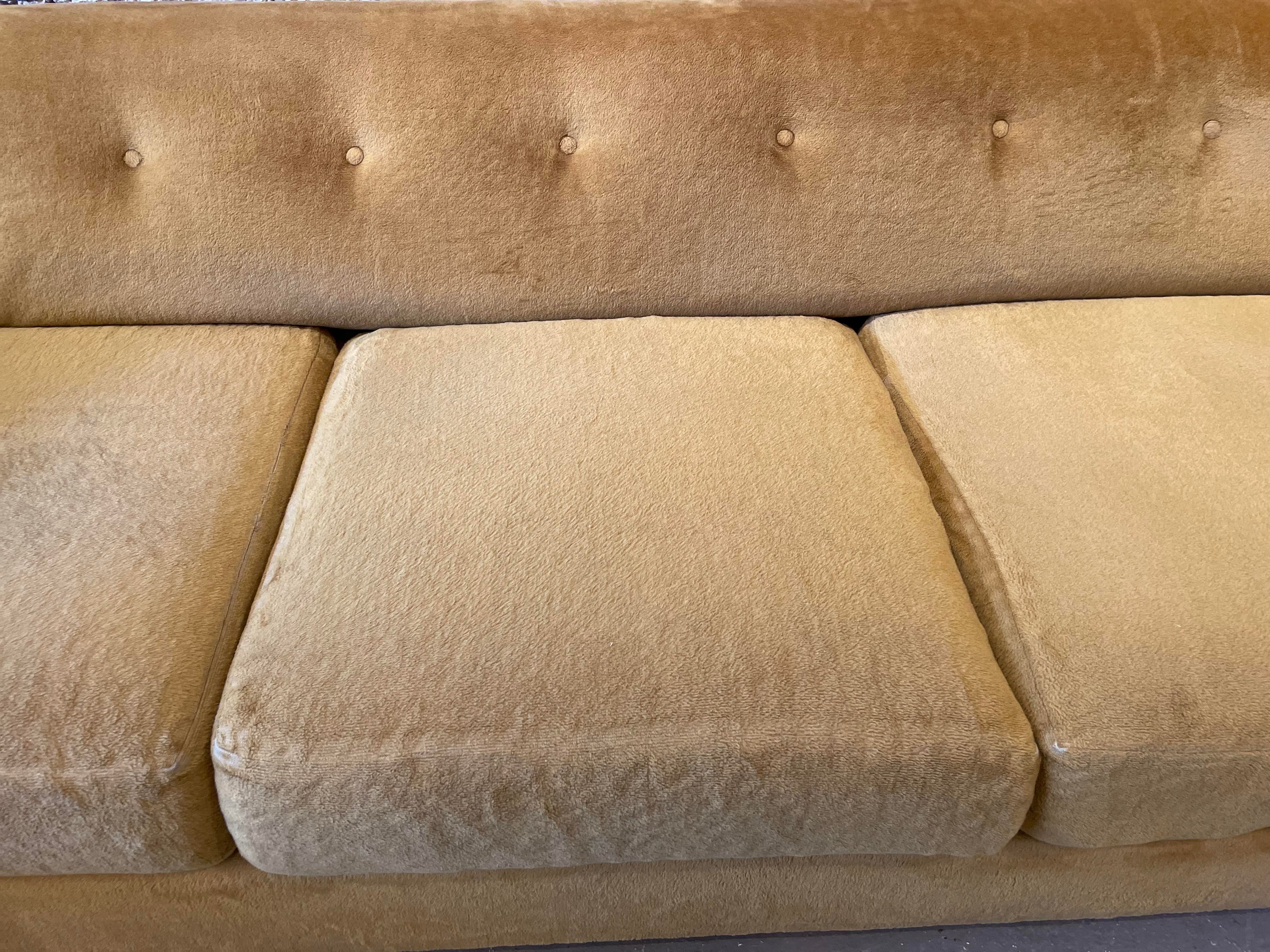 1970s Schweiger Teddy Bear Sofa