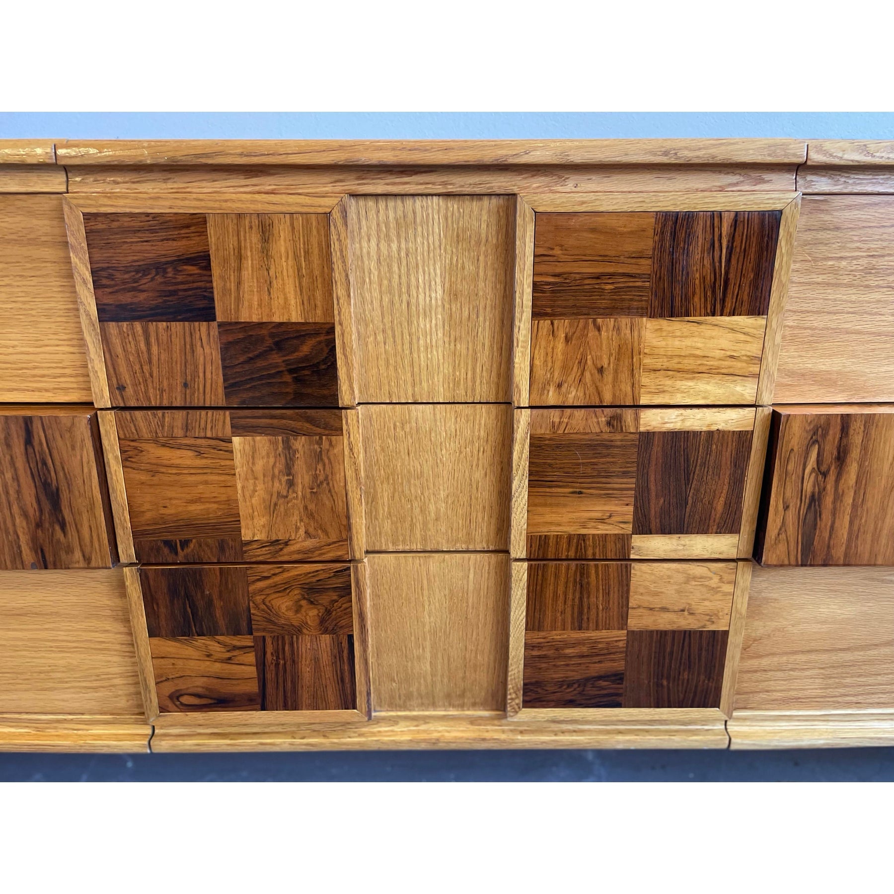 1970s Tabago Brutalist Vintage Dresser Credenza