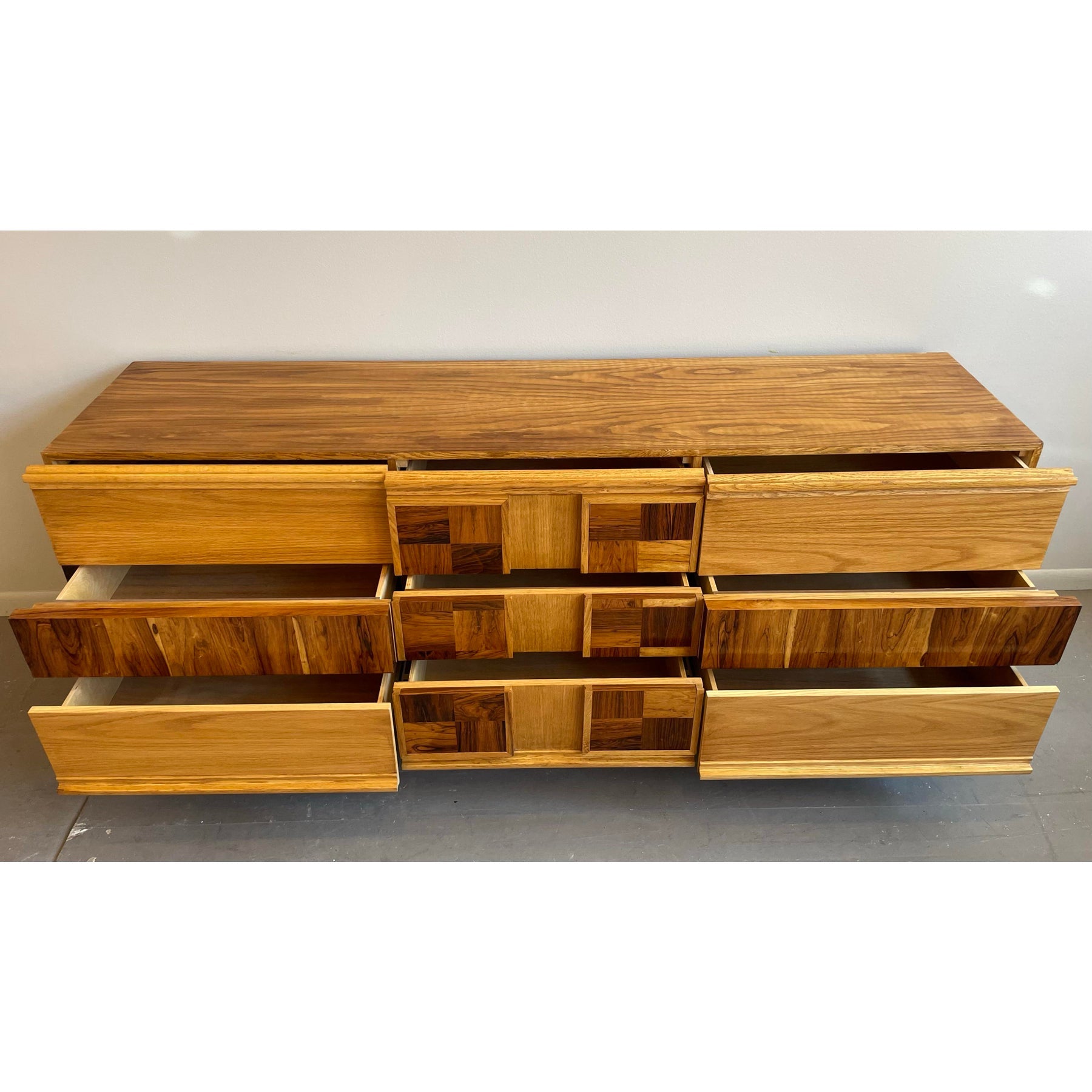 1970s Tabago Brutalist Vintage Dresser Credenza