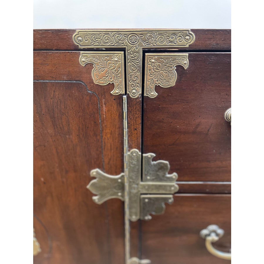 1970s Vintage Henredon Tansu Asian Dresser Credenza