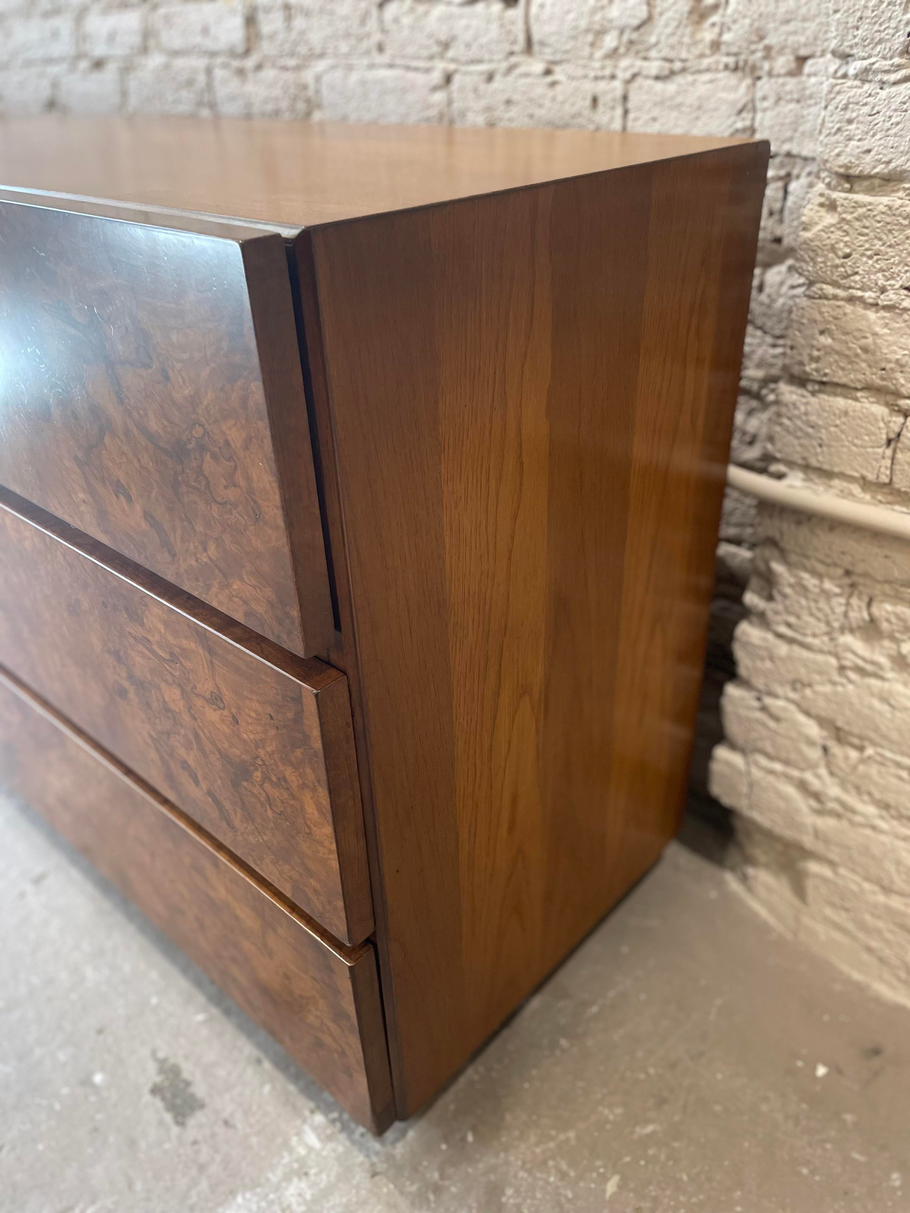 1970s Vintage Lane Burlwood Dresser