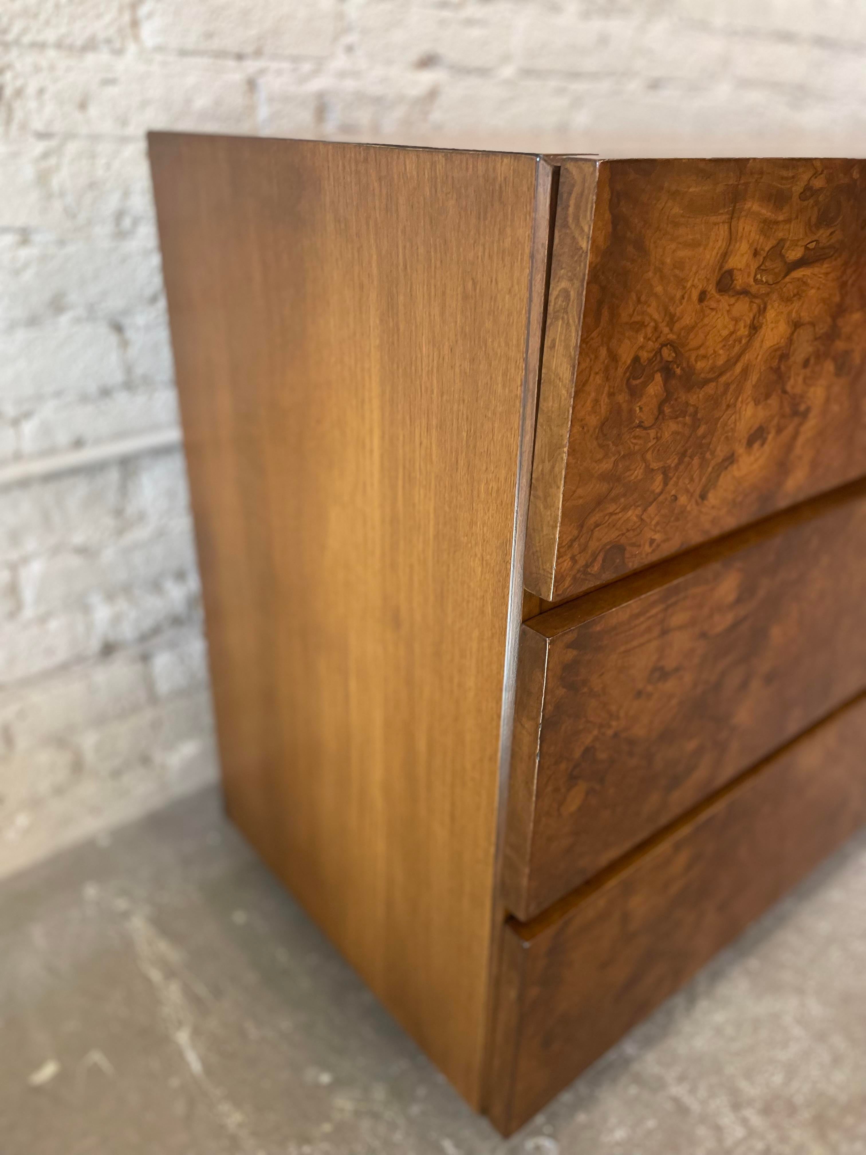 1970s Vintage Lane Burlwood Dresser
