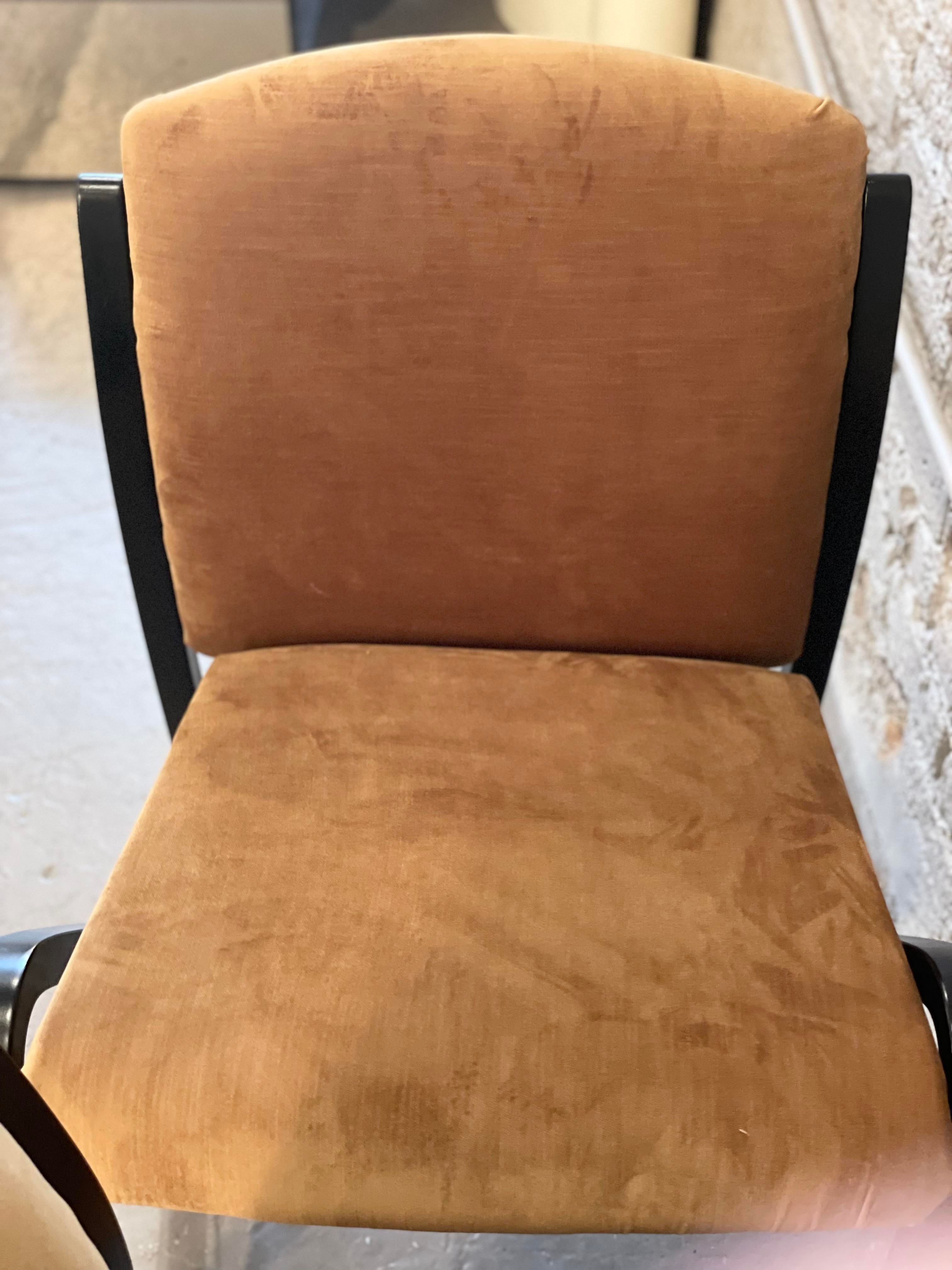 1980s Art Deco Z Chairs - a Pair