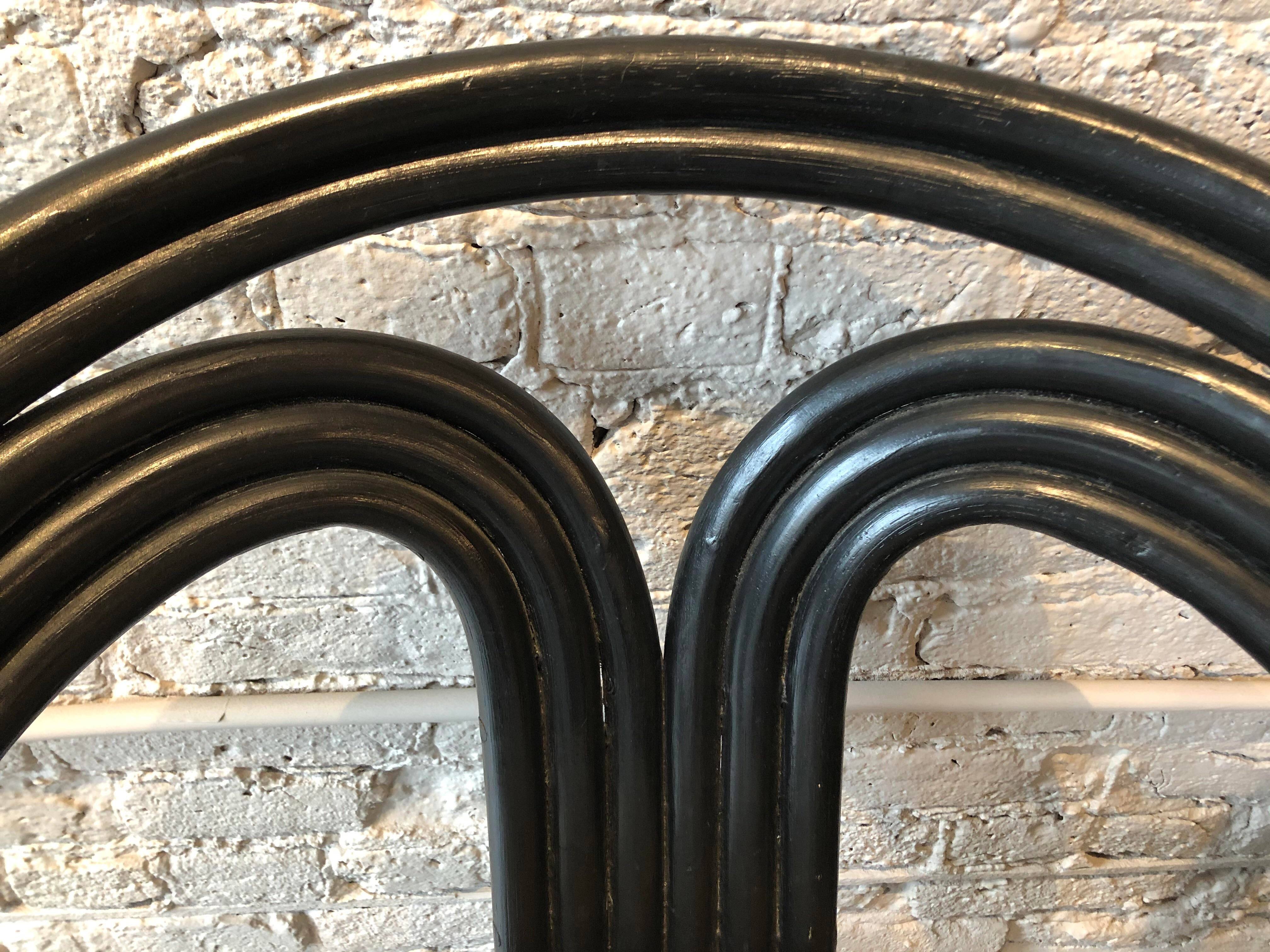 1980s Bamboo Dining Chairs in the Manner of Axel Enthoven for Rohe Noordwoolde - Set of 4