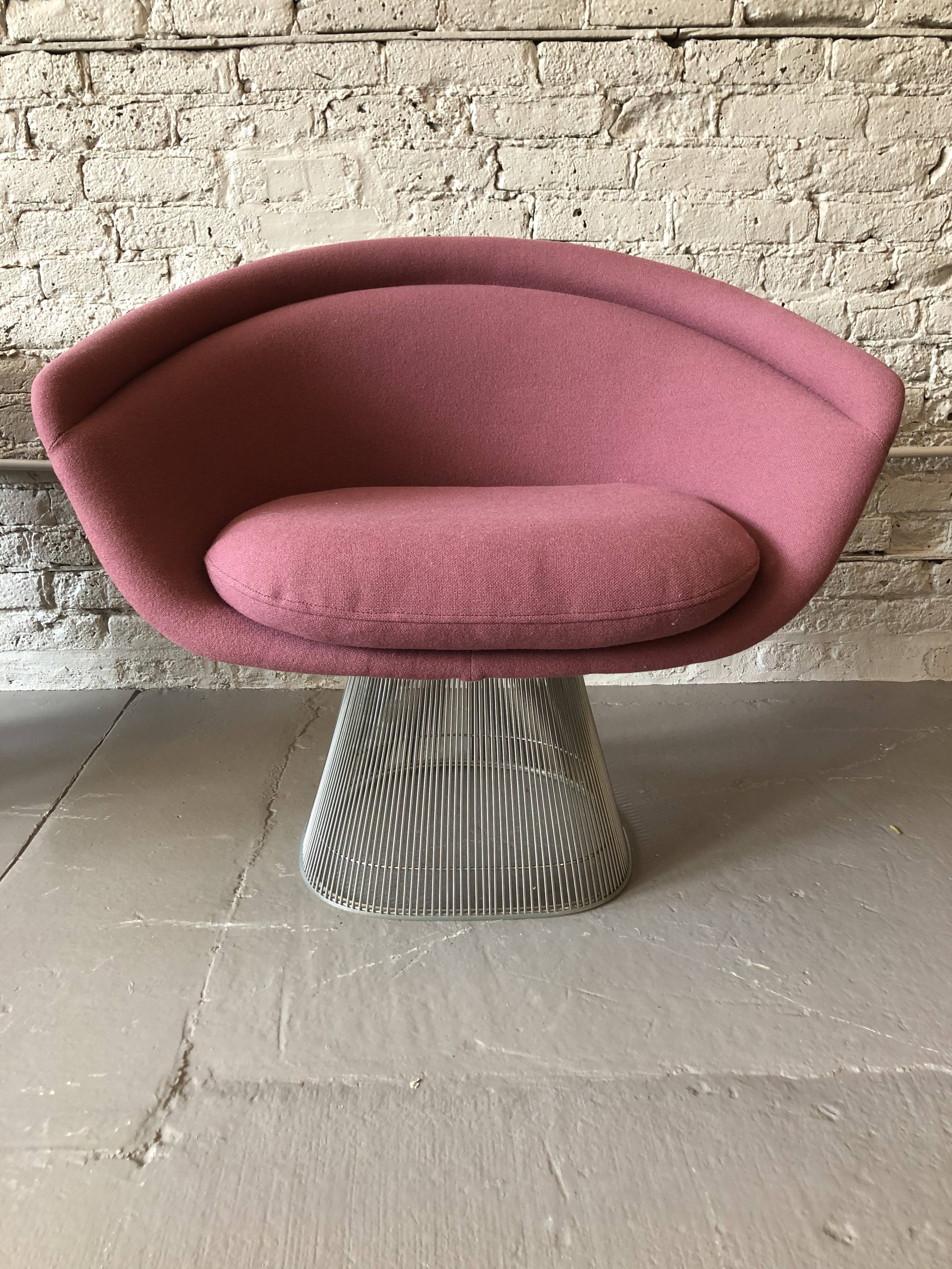1980s Knoll Lounge Chair by Warren Platner - a Pair
