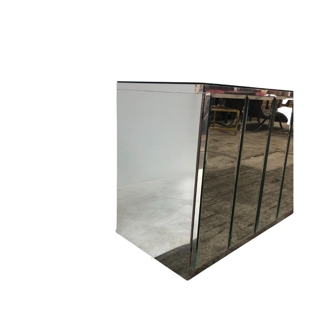 1980s Modern Ello Mirror Credenza