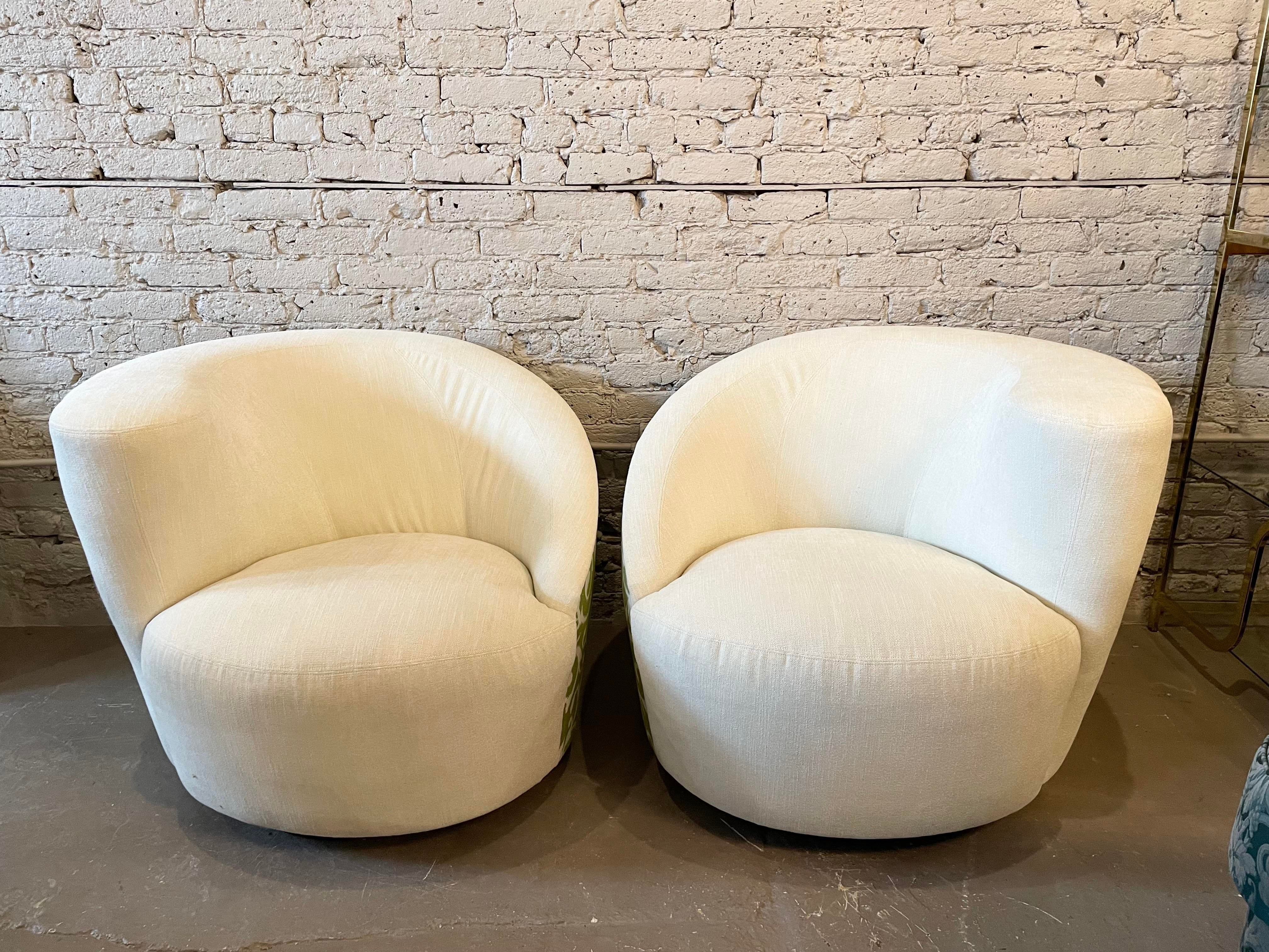 1980s Nautilus Corkscrew Chairs - a Pair