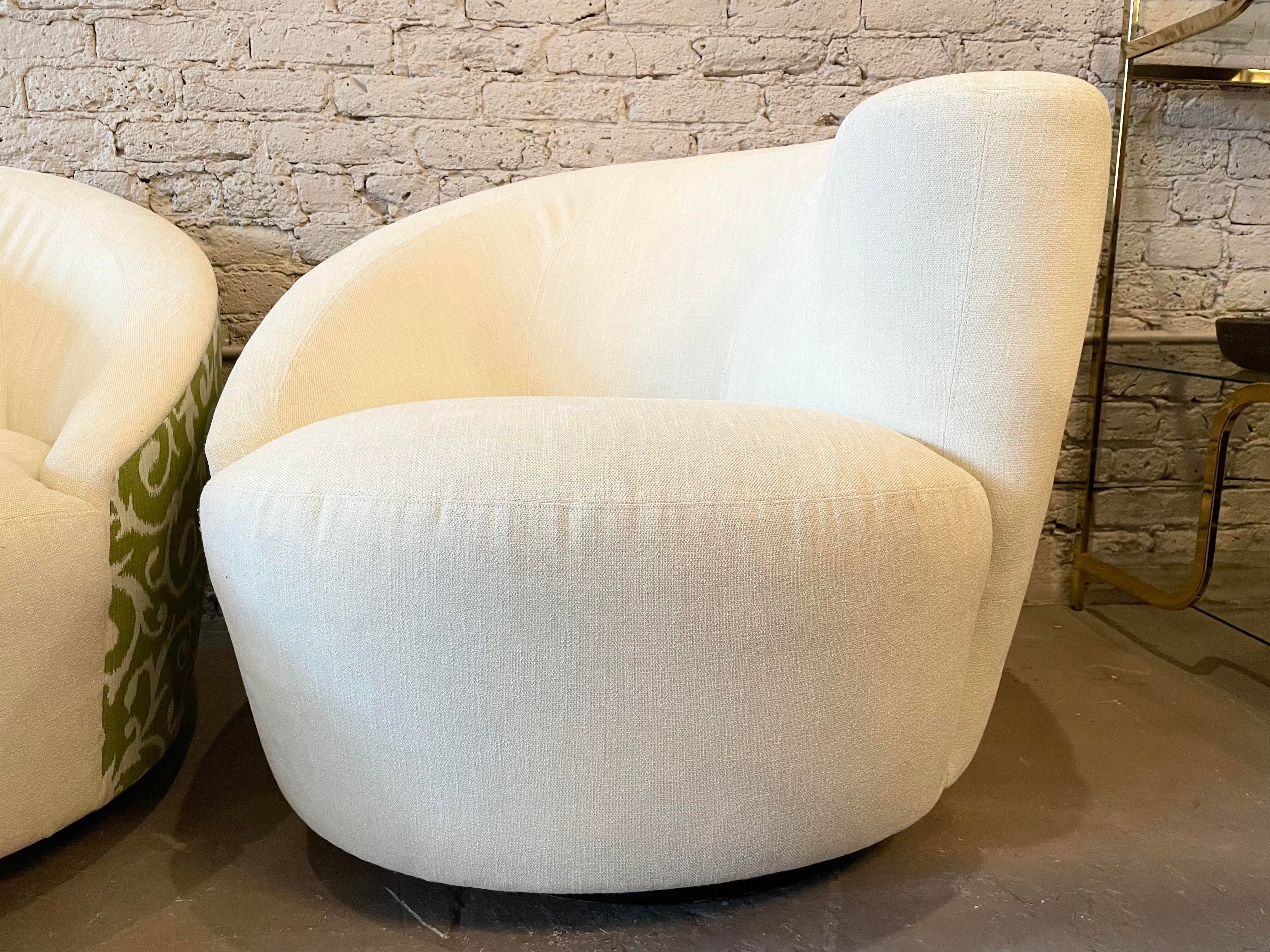 1980s Nautilus Corkscrew Chairs - a Pair