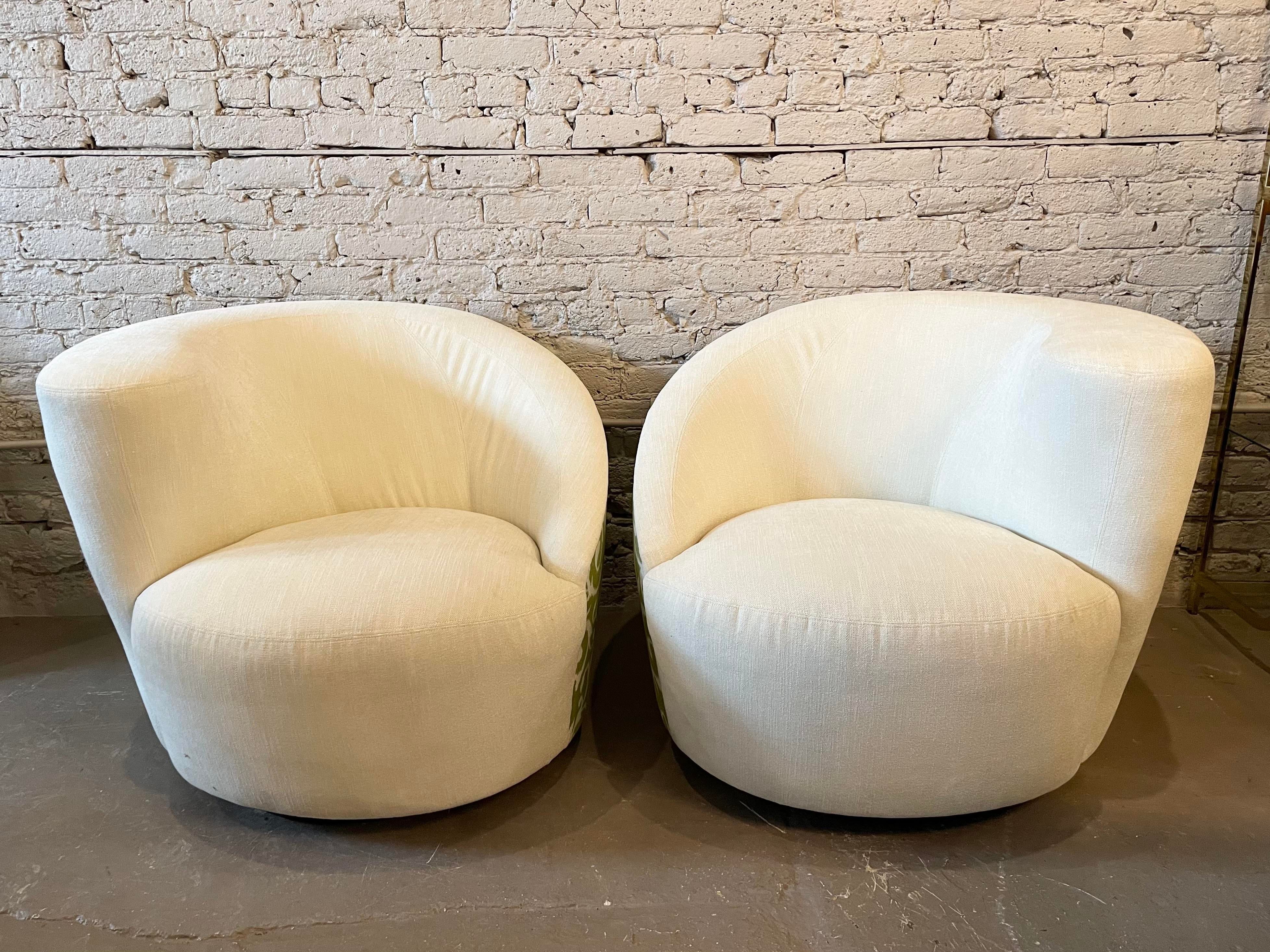 1980s Nautilus Corkscrew Chairs - a Pair