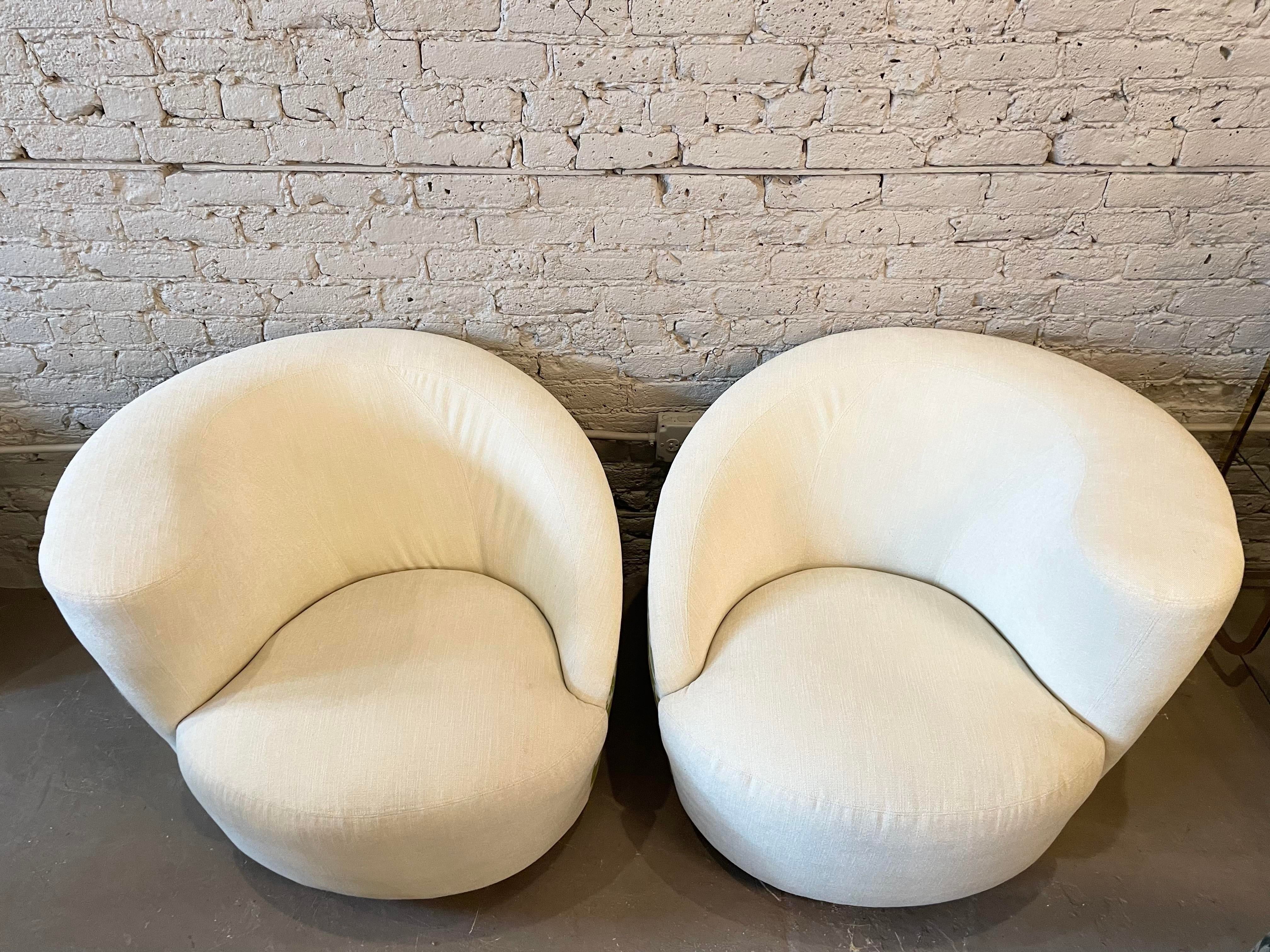1980s Nautilus Corkscrew Chairs - a Pair