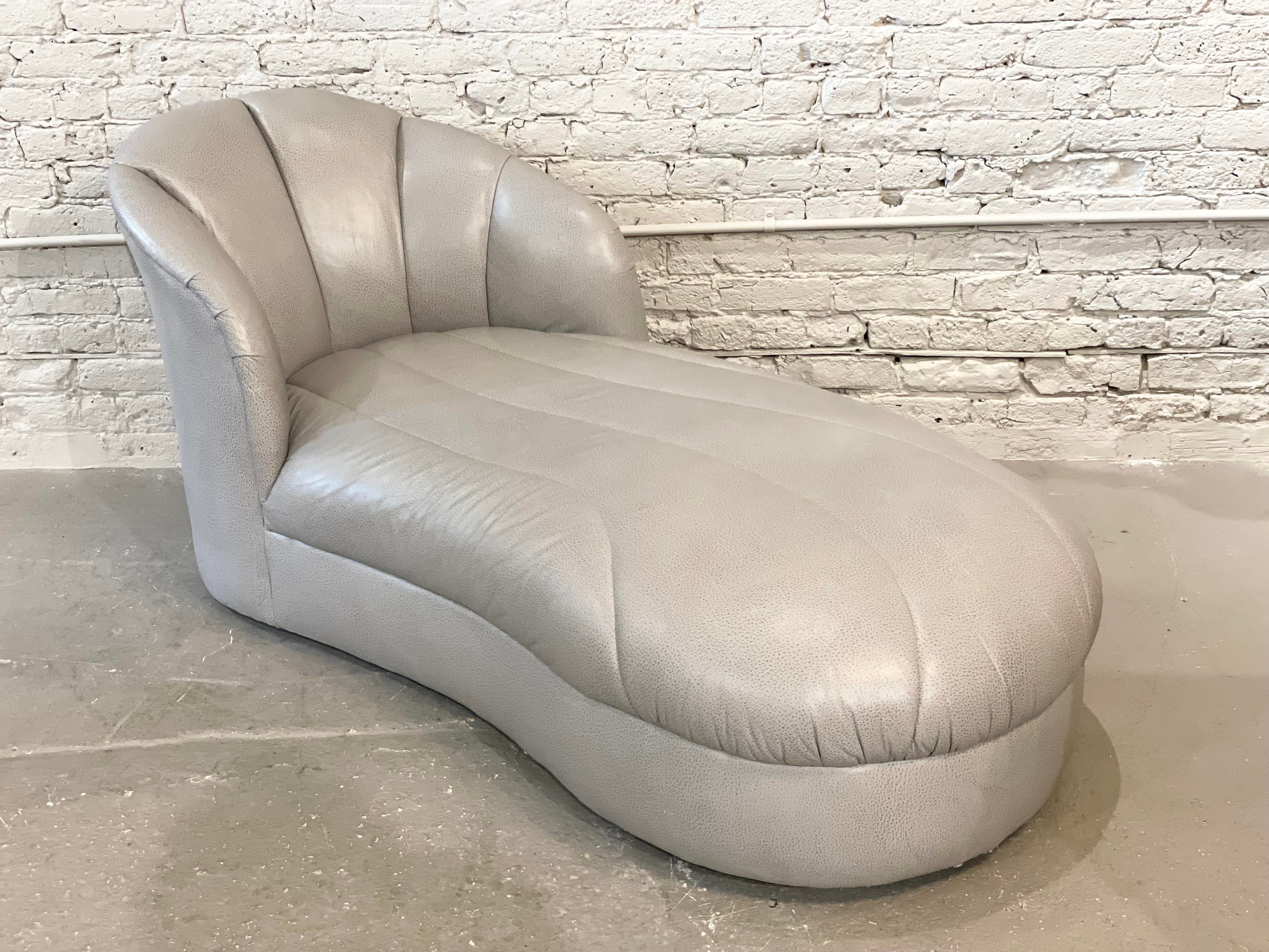 1980s Postmodern Chaise Lounge