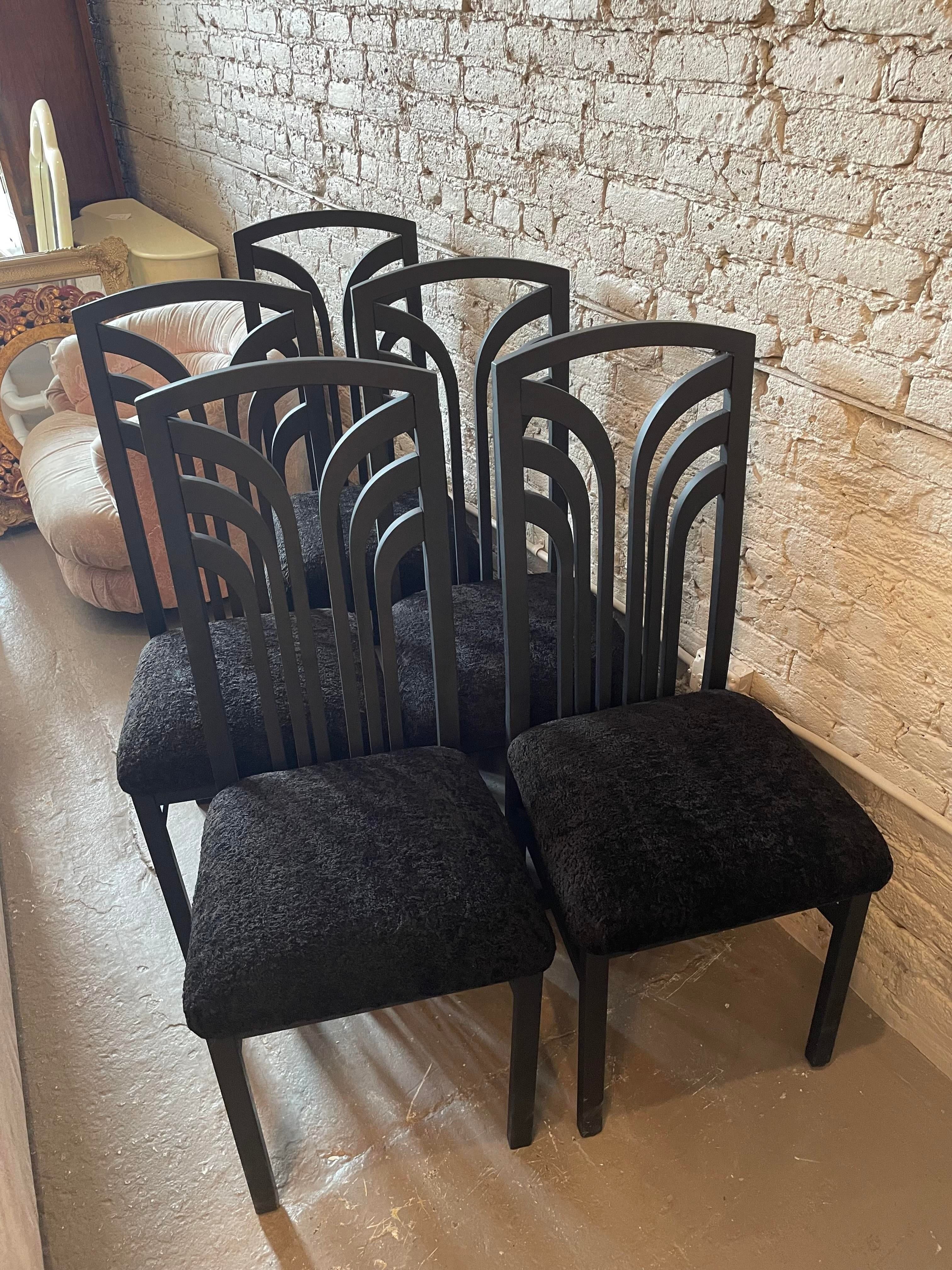 1980s Postmodern Dining Chairs - Set of 5