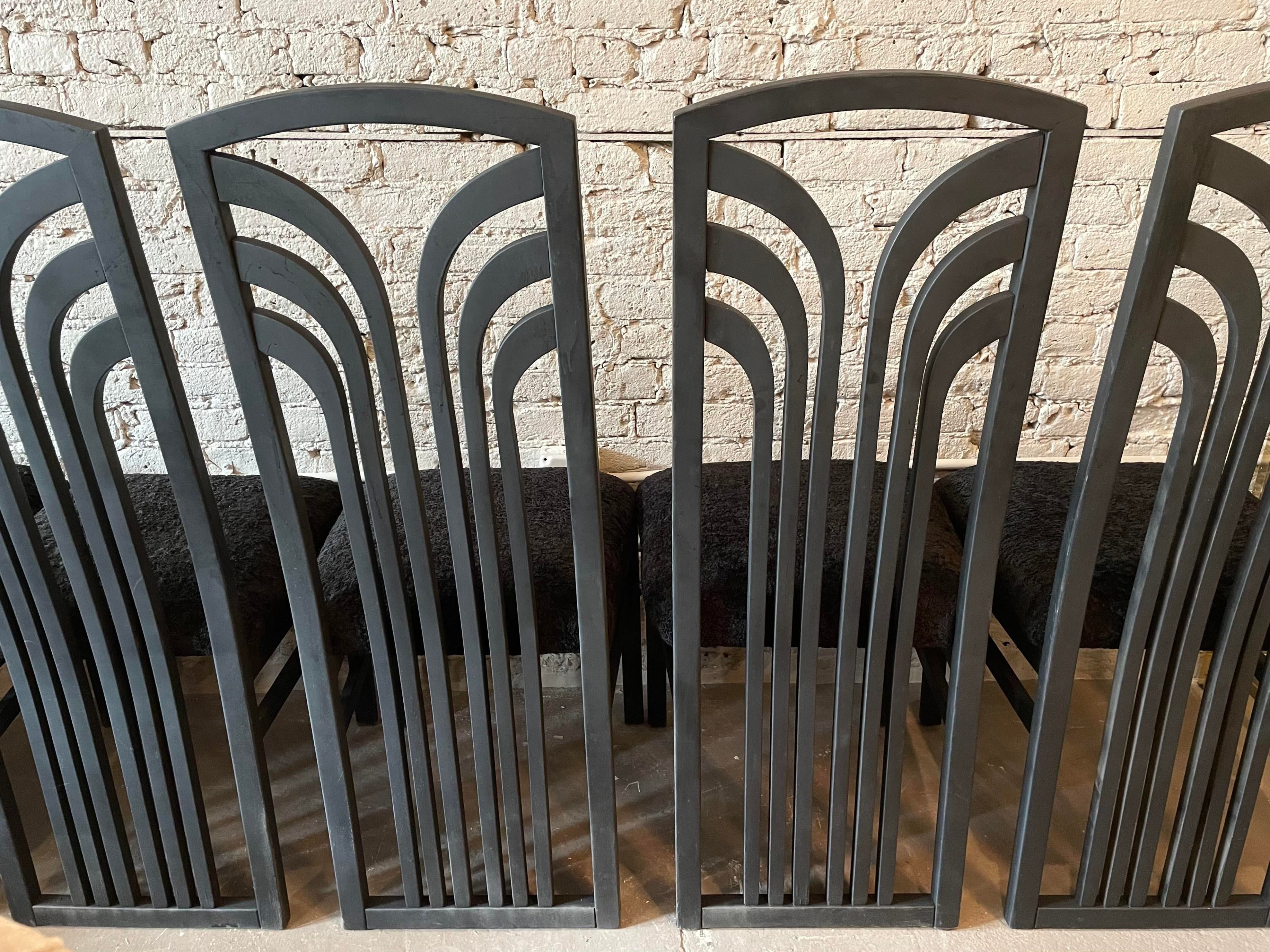 1980s Postmodern Dining Chairs - Set of 5