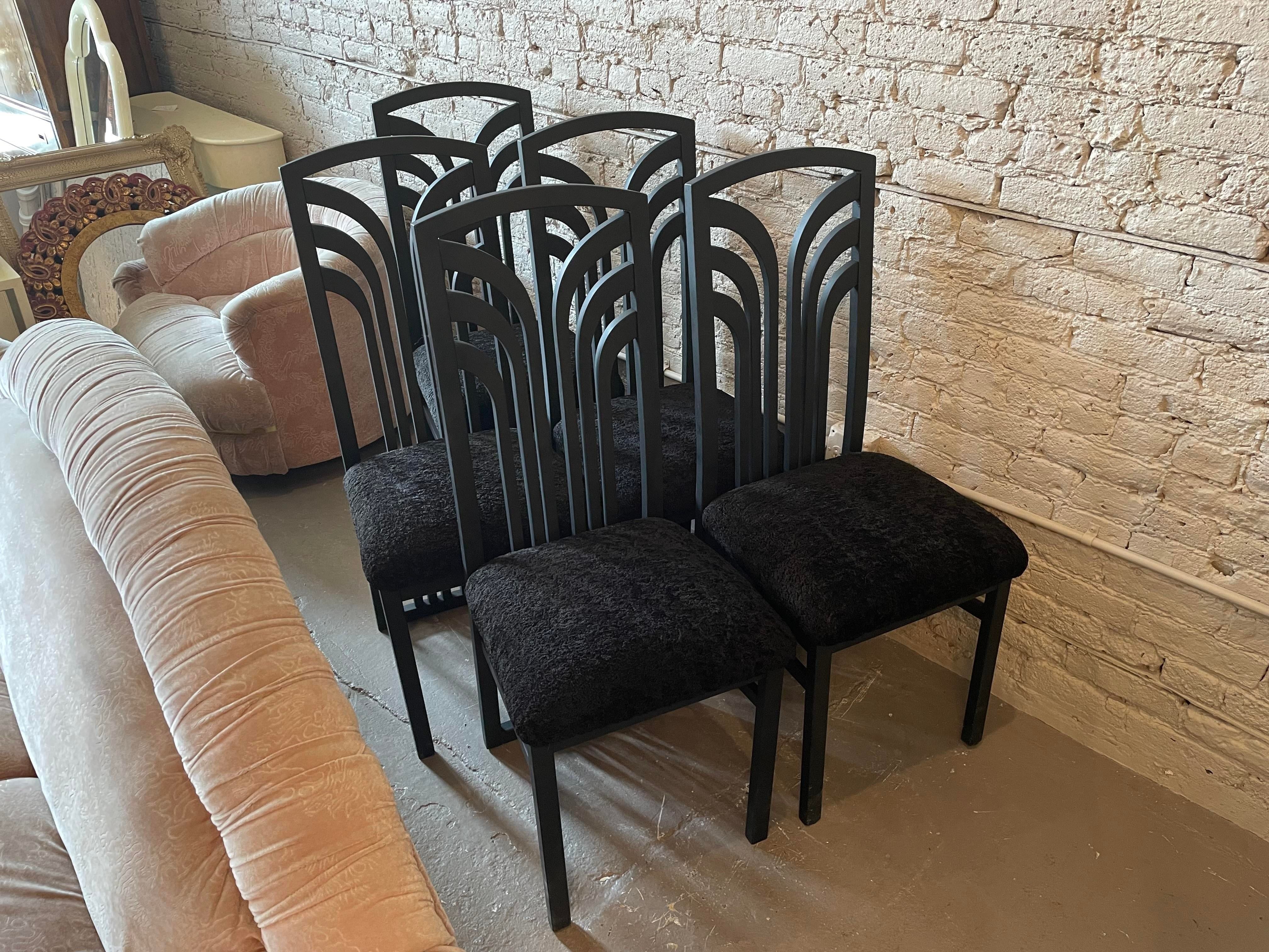 1980s Postmodern Dining Chairs - Set of 5
