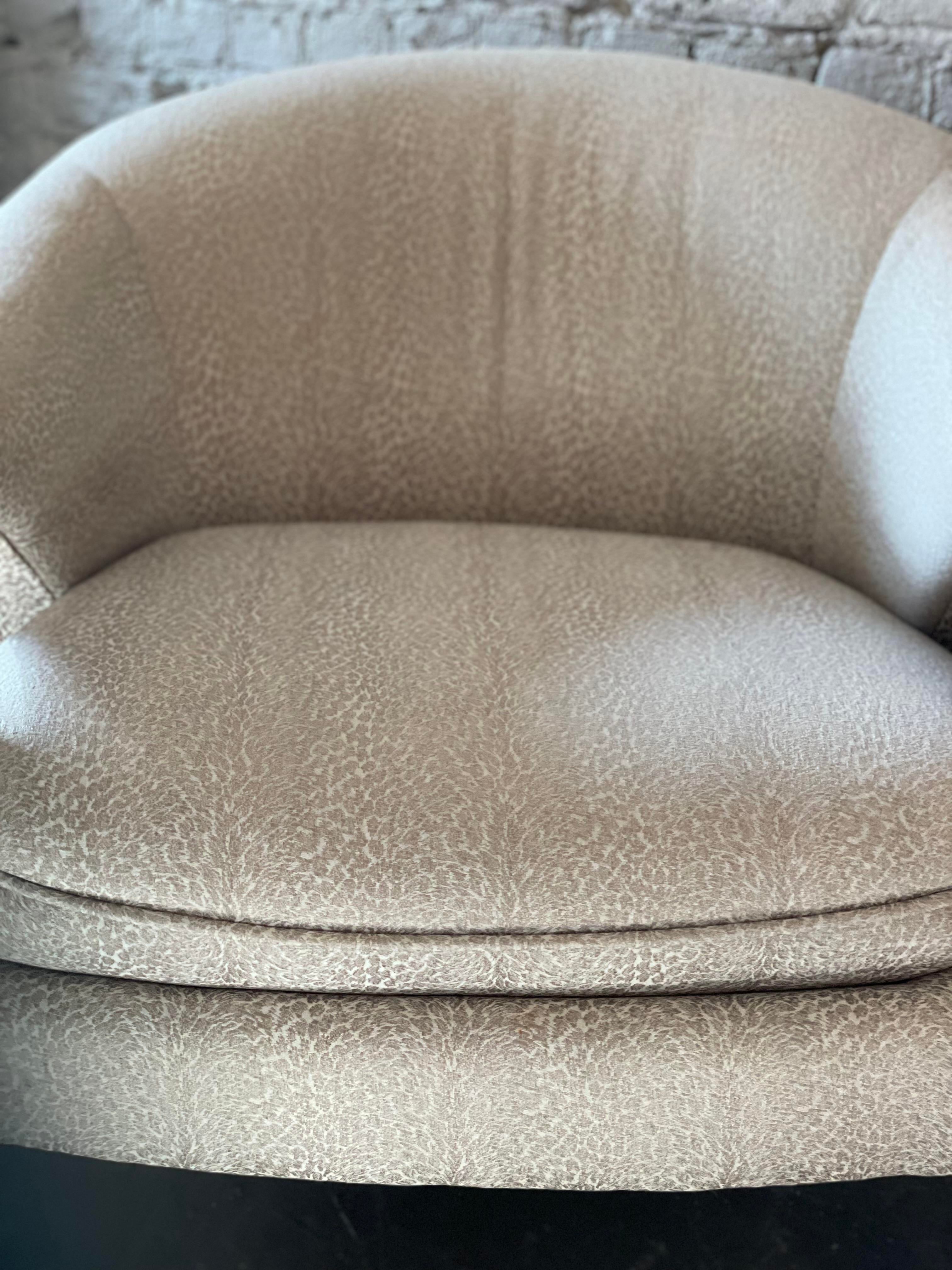 1980s Postmodern Sculptural Arc Chairs - a Pair
